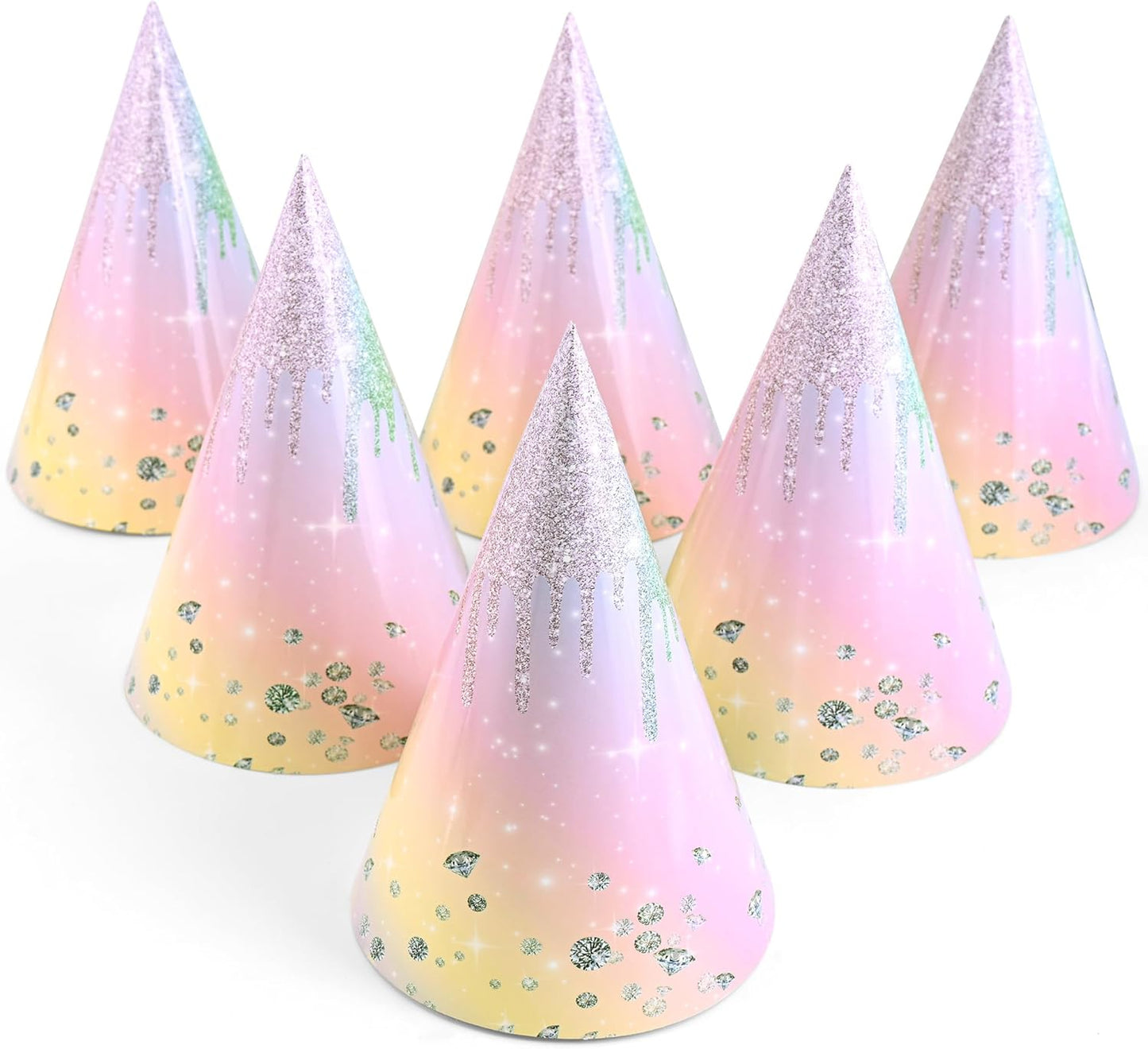 CANREVEL Party Hats for Kids and Adults, Party Headwear, Happy Birthday Hats, Birthday Party Decorations