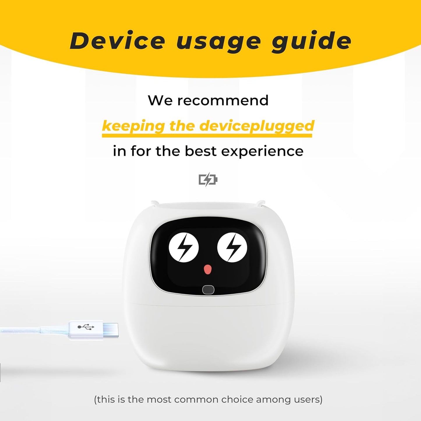 Smart pet Planter Robot Guidance on Plant Care with Emojis, Adorable Plant Companion with Rich Gesture Interaction, Neat Desk Setup Gift (Purple)