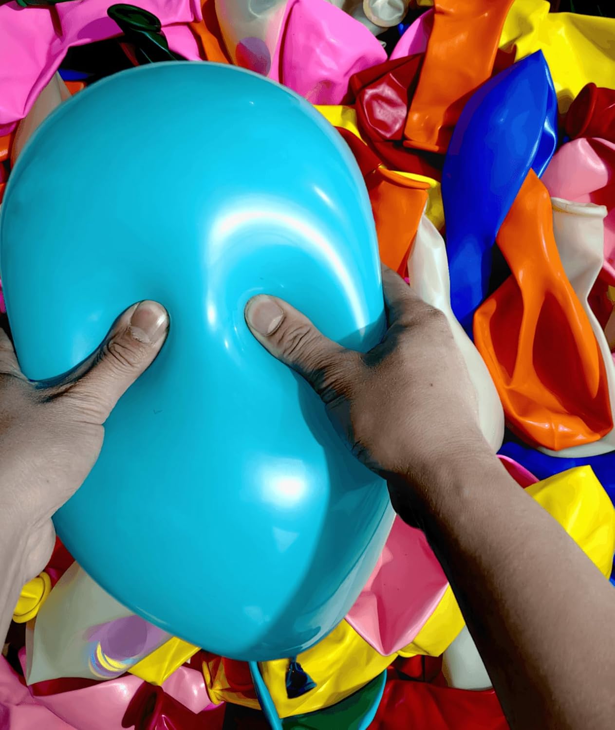 1200 Pcs Balloons Bulk 12 inch Assorted Colors Rainbow Latex Balloon 12 Colors, for Wedding, Graduation, Birthday Party Various Event Decorations