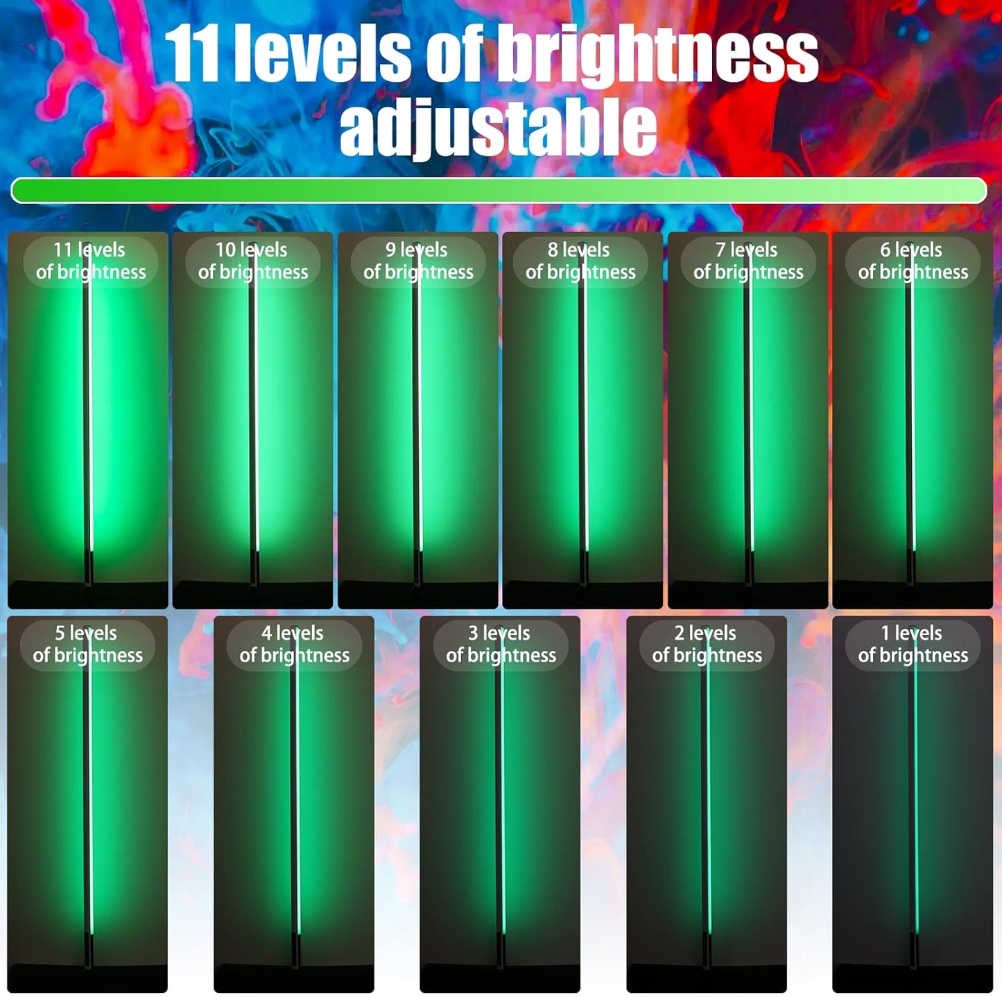 4 Pack 4ft Portable Battery Powered Tube Light 120cm Handheld LED RGB Lights Tube with Tripods, 500 Vivid Effects for Video and Photography,Light Painting,YouTube,Video and Dance Club