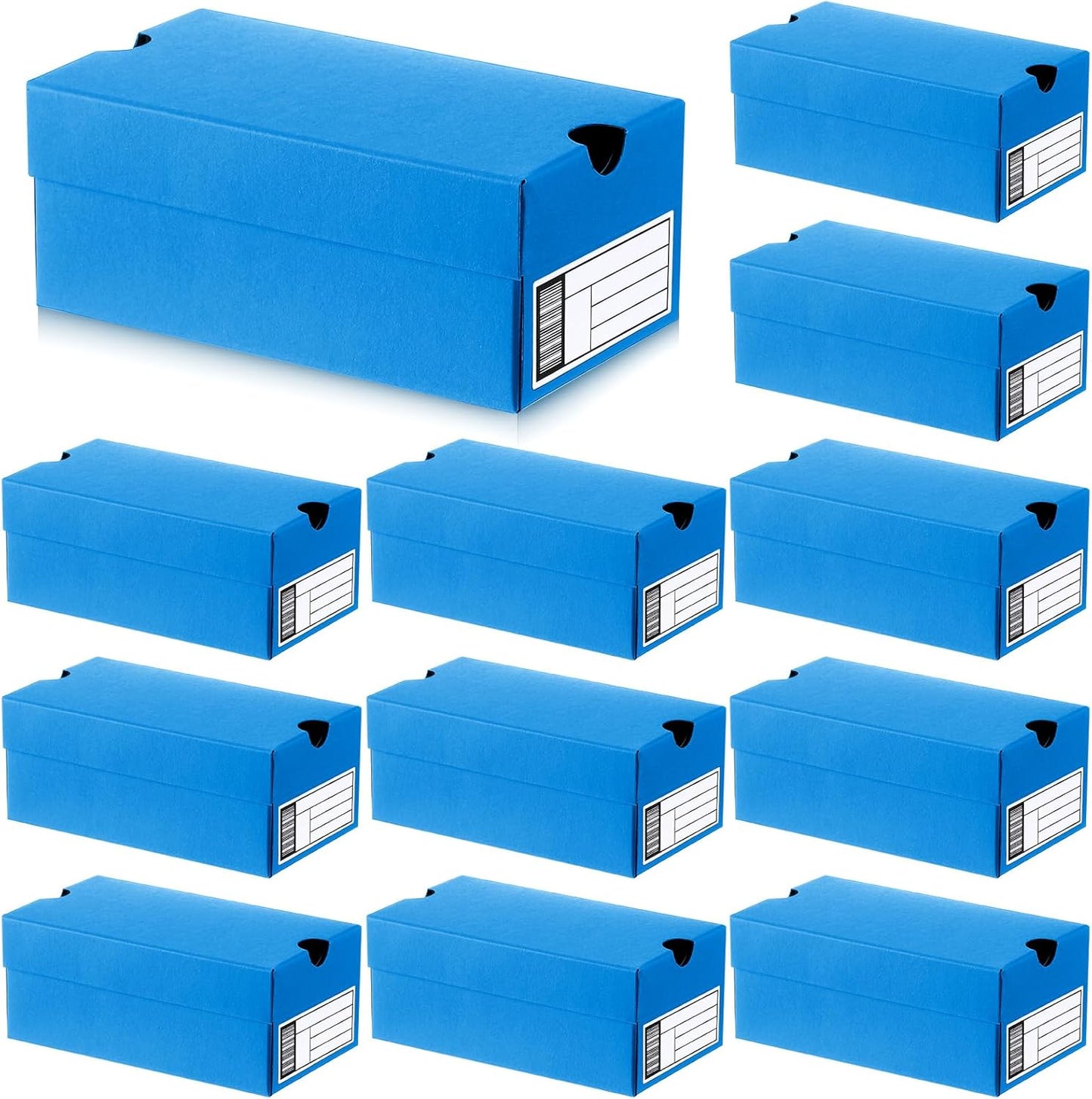 12 Sets Mini Sneaker Boxes for Party Favors Mini Shoe Gifts Boxes 4.7 x 2.5 x 2 Inch Sports Small gift Case with Editable Label for Candies Cookies Snacks