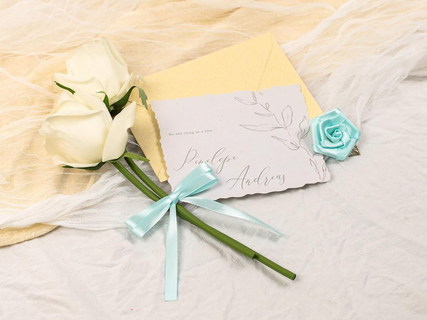 Light Blue Satin Ribbon 3/8 inch X Continuous 25 Yards, Single Face Polyester Ribbon Perfect for Gift Wrapping, Flower Bouquet, Wedding Decor, Crafts, Bow Making, Sewing and More