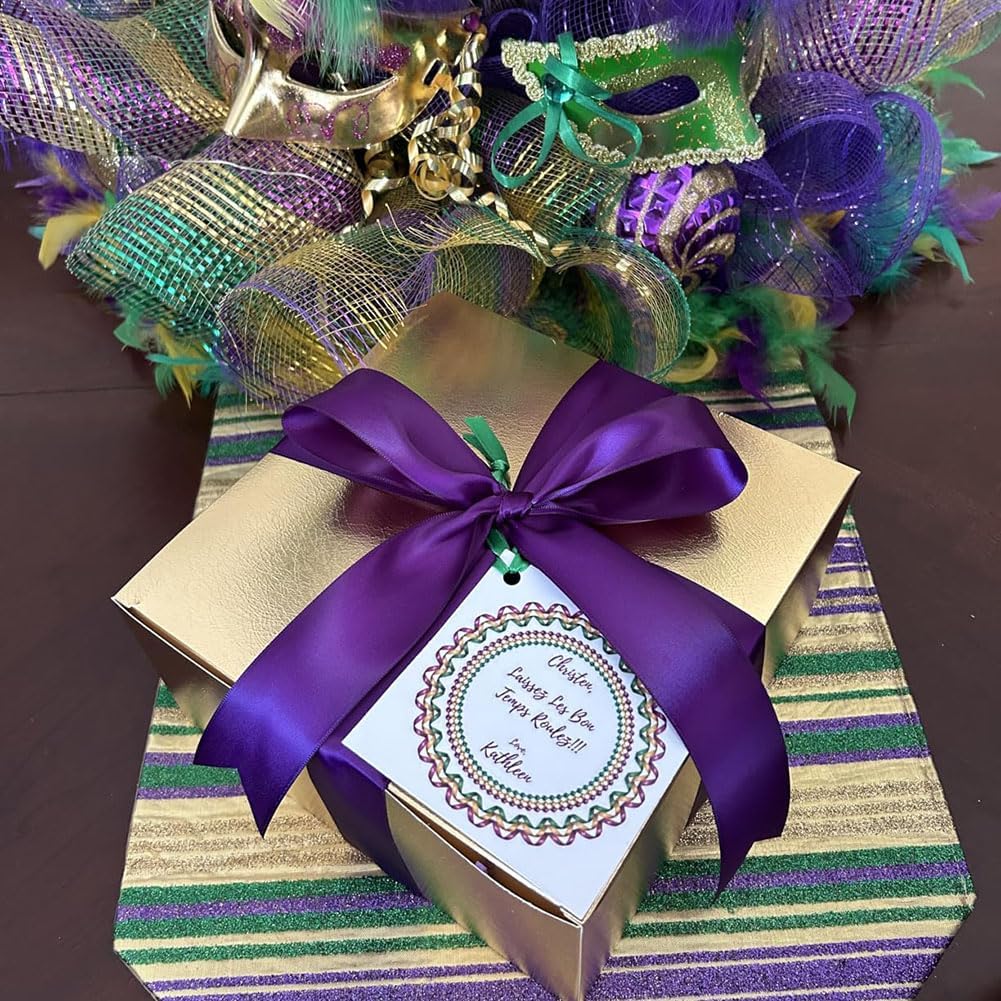 Purple Satin Ribbon Double Faced Satin 1/2 inch x 55 Yards Polyester Ribbon for Gift Wrapping Crafts Wedding Decoration Bows Ornaments Party Bouquet Floral Arrangement