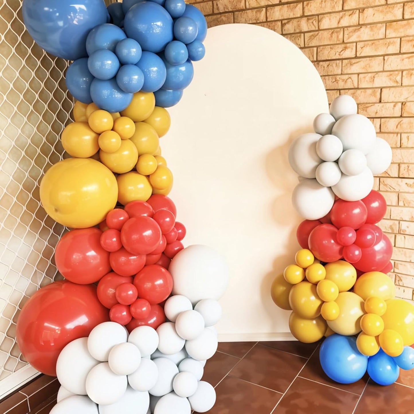 Cow Print Balloons, 60pcs Farm Cow Balloons, Retro Dusty Blue Yellow White Balloon, Blue Cloud Print Balloon For Kids Birthday Baby Shower Cowboy Farm Theme Party Wedding Anniversary Bachelorette