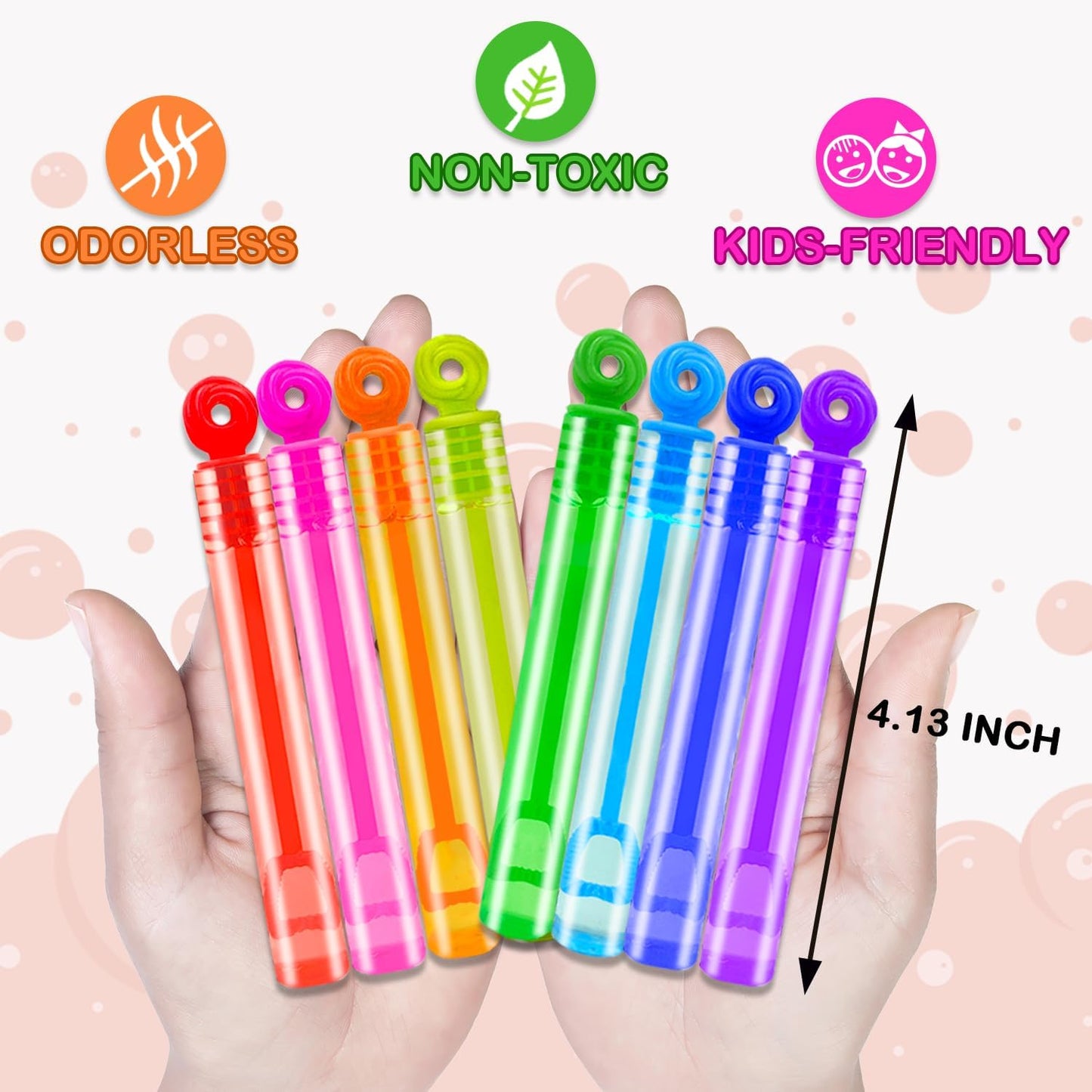 Bulk Classroom Treasure Box Toys Prizes for Kids 300 Pack, Mini Small Bubble Wands Outdoor Party Favor Supplies Bulk for Toddlers, Non Candy Treat Goody Gift Bag Stuffers Fillers for Birthday Wedding