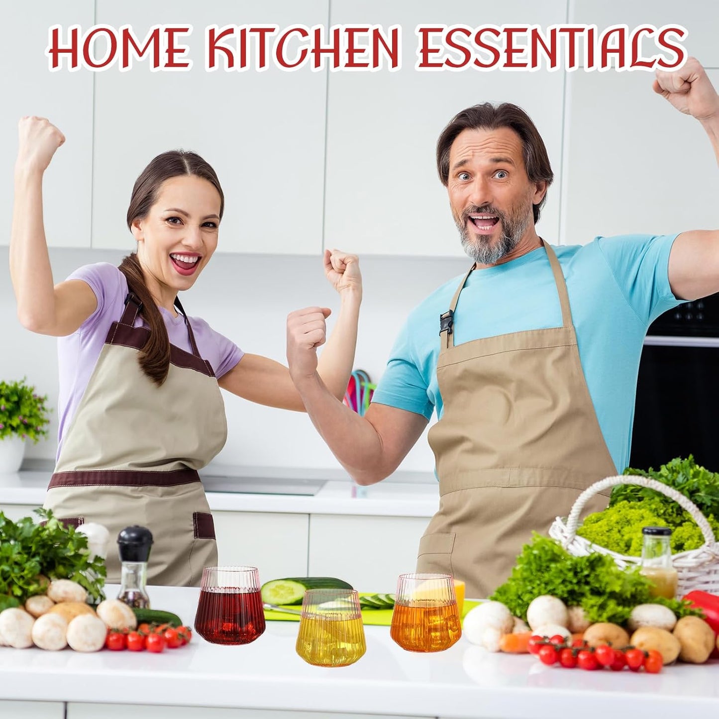 24 Pcs Pink Plastic Wine Glasses Ribbed Disposable Wine Glasses Unbreakable Stemless Champagne Whiskey Cups Ribbed Cocktail Plastic Cups for Wedding Home Office Bar (14 oz,Origami)