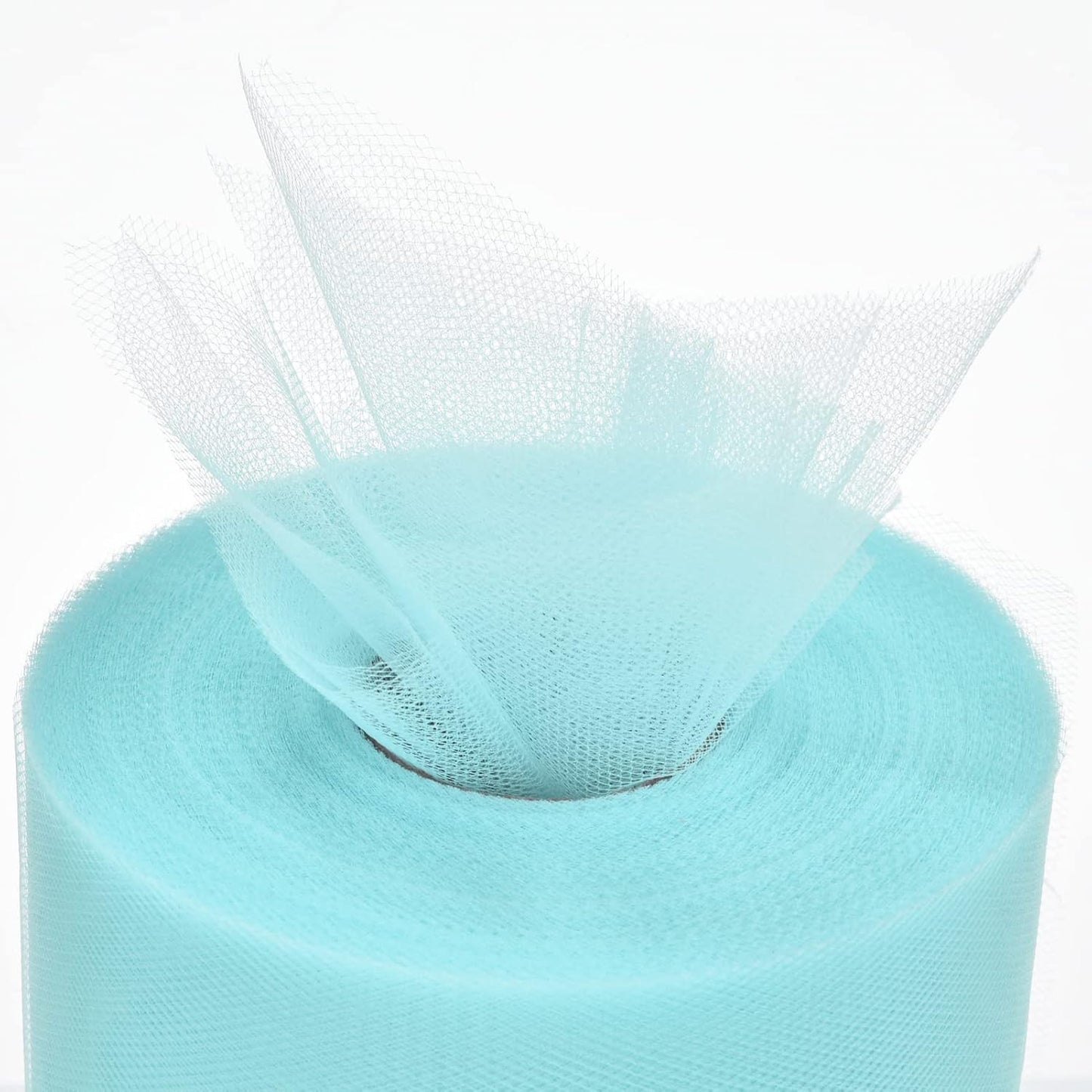 Tulle Rolls 6” by 100 Yards (300 feet) Tulle Roll Spool Fabric for DIY Tutu Skirts Wedding Baby Shower Crafts Decorations Party Supplies(New Turquoise)