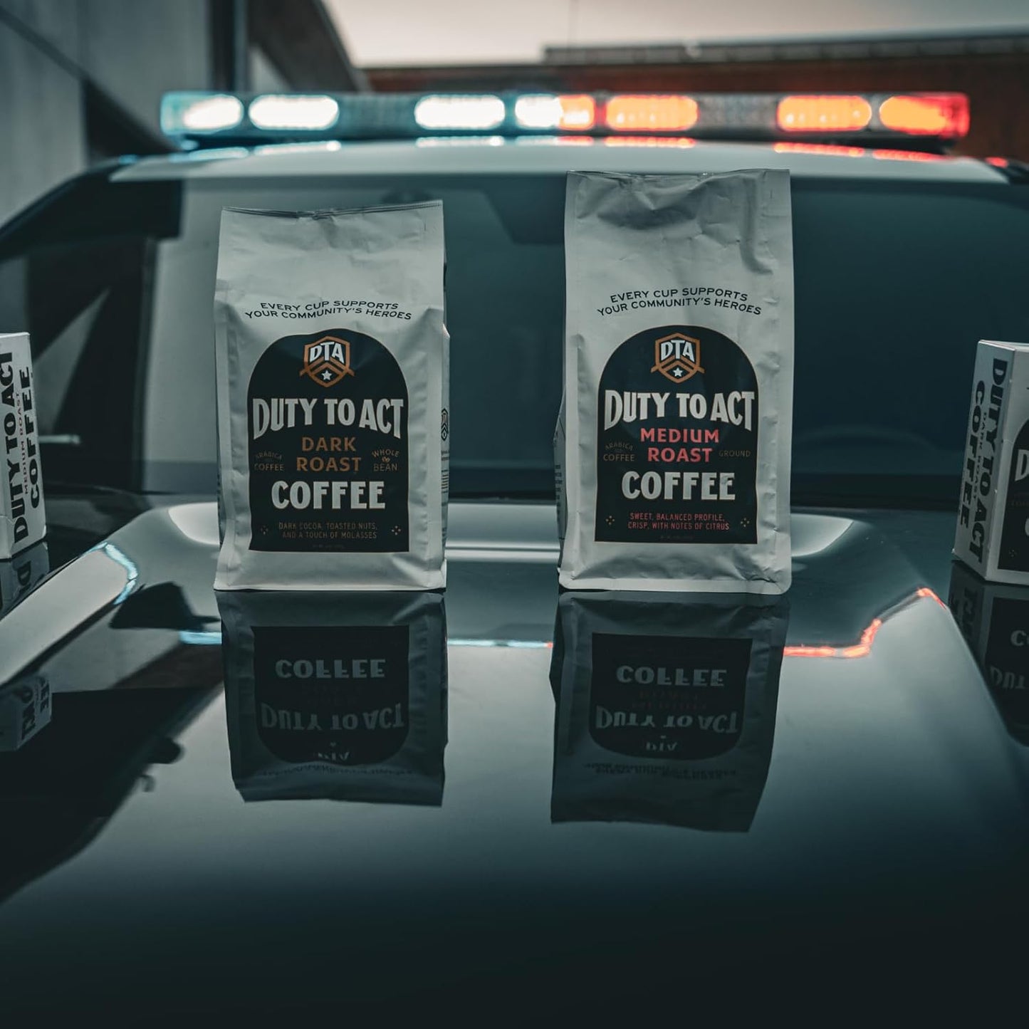 Duty to Act Medium Roast Whole Bean Coffee, 2 lbs (Pack of 6)