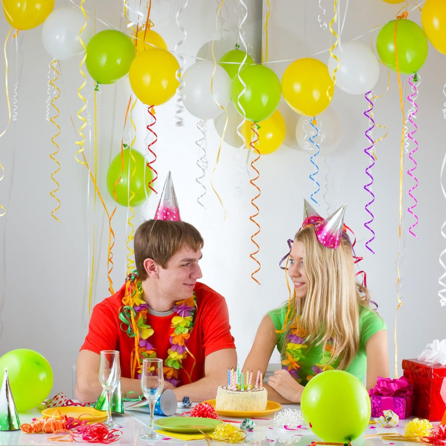 7 Pack Curling Ribbon - 1750 Yards Crimped Balloon Ribbon - Gift Wrap & Crafts (Colorful) For Mothers Day, Birthday, Wedding, Party Decoration