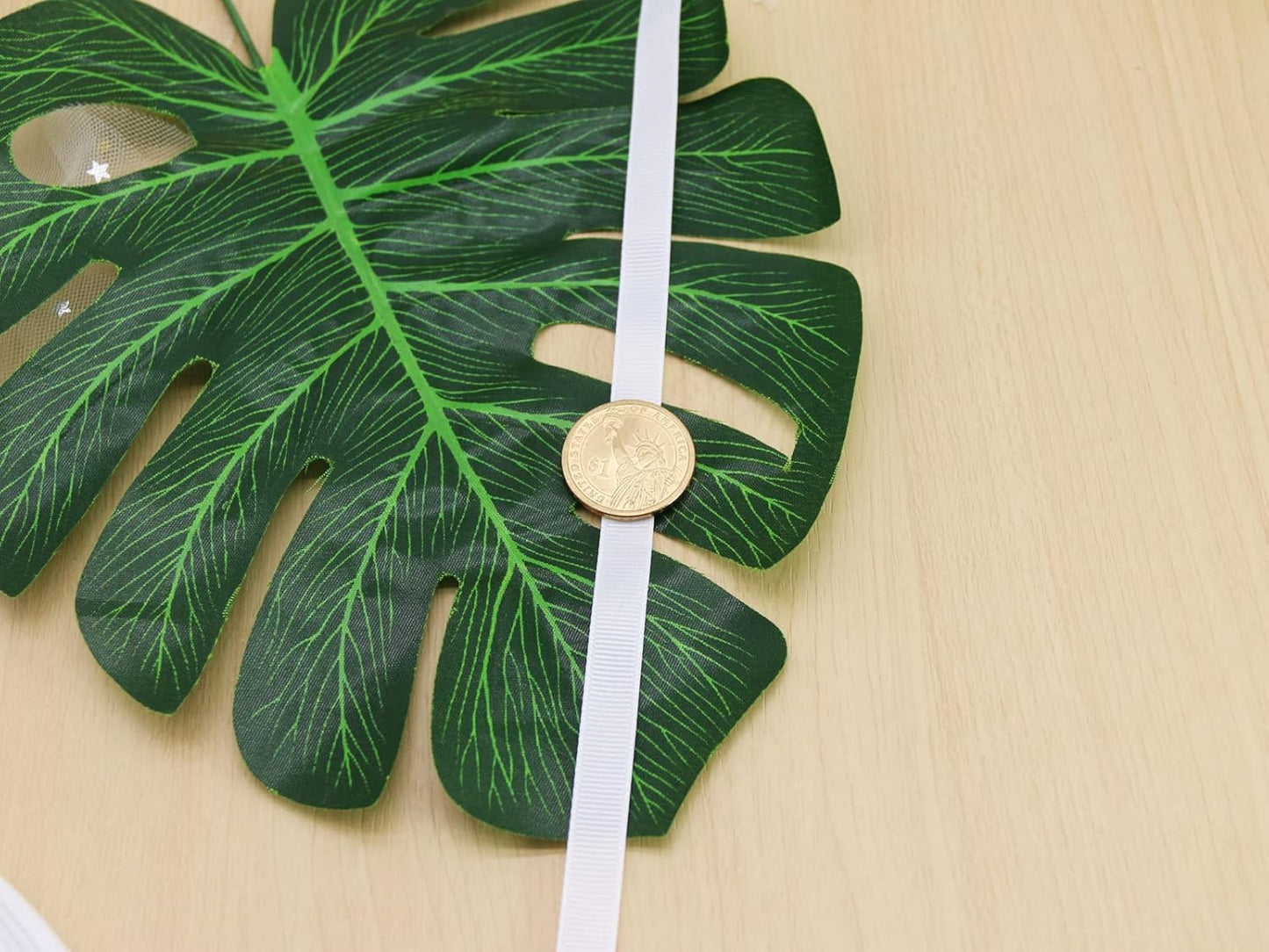 Jesep One Roll 100 Yards 3/8" Soild Grosgrain Ribbon Boutique Gift Wrapping Package Ribbon, DIY Crafts Bow Hair Headband Accessories Assorted Ribbon#29(3/8" 10mm, White)