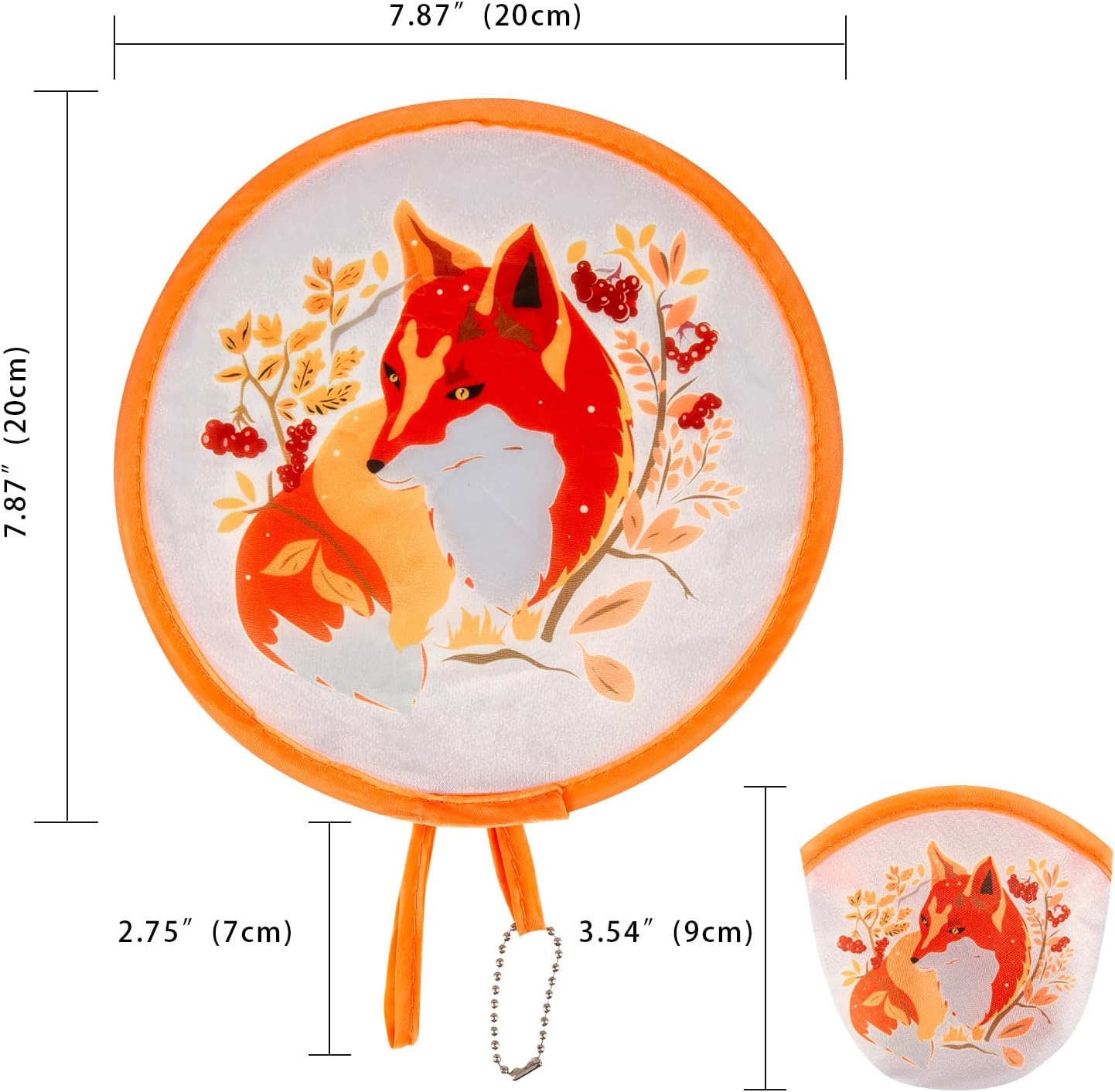 4 Styles Animal Flowers Round Foldable Hand Fan Japanese Foldable Fan Handheld Foldable Compact Cooling Fans,Round Folding Fan for Outdoor Games,Xmas Decoration,Festival,Party Favors,Travel,Events