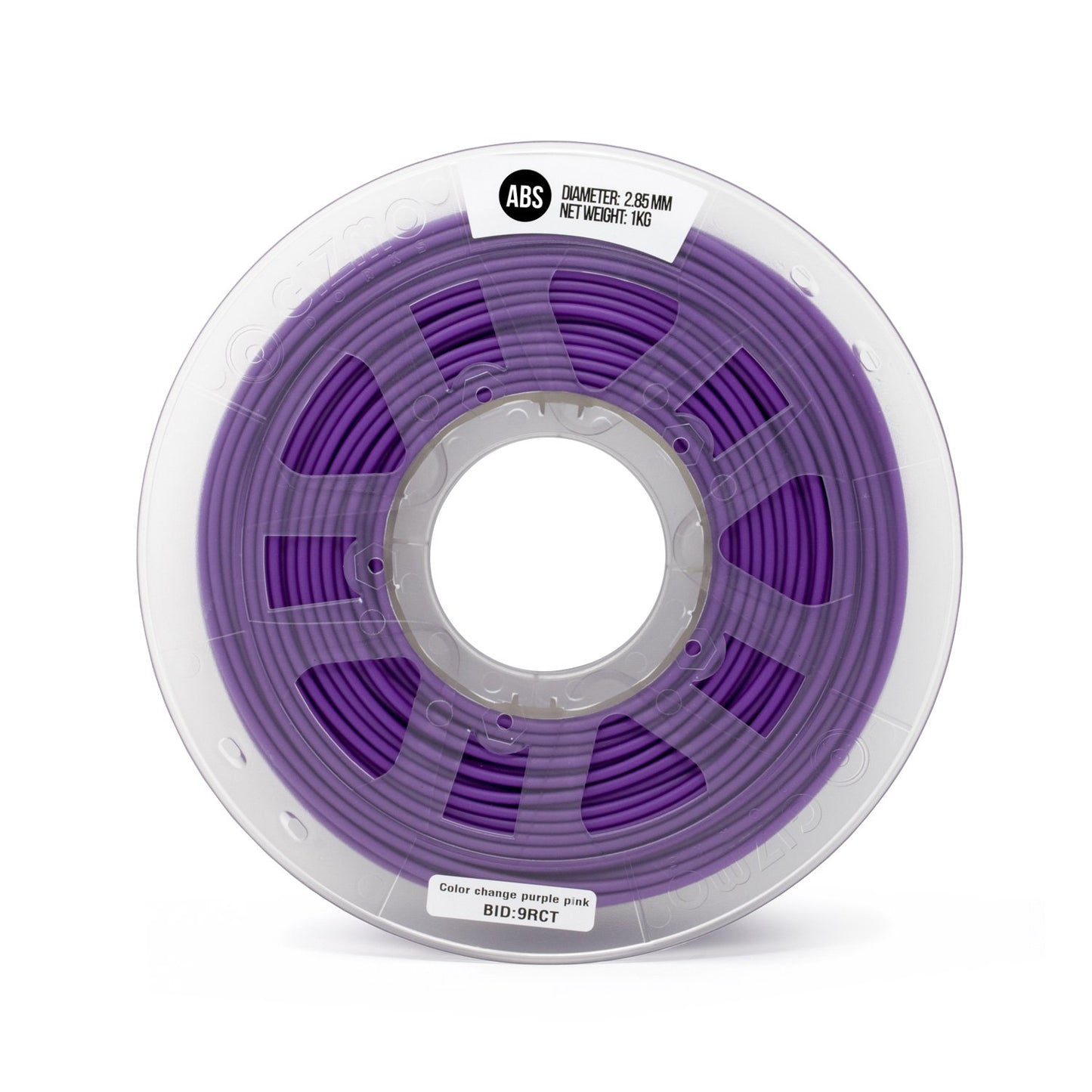 Gizmo Dorks 1.75mm ABS Filament 1kg / 2.2lb for 3D Printers, Color Change Purple to Pink