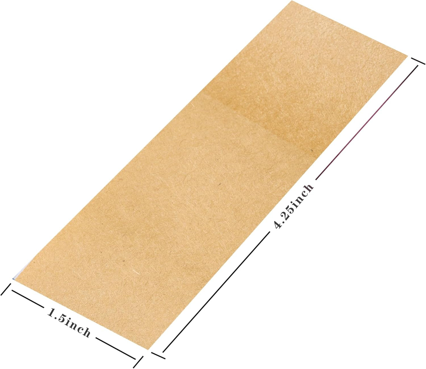 Germiwipe Paper Napkin Band Box of 500,Napkin Rings Self Adhesive,Silverware Wraps Bands (Kraft, Kraft - 500pcs)