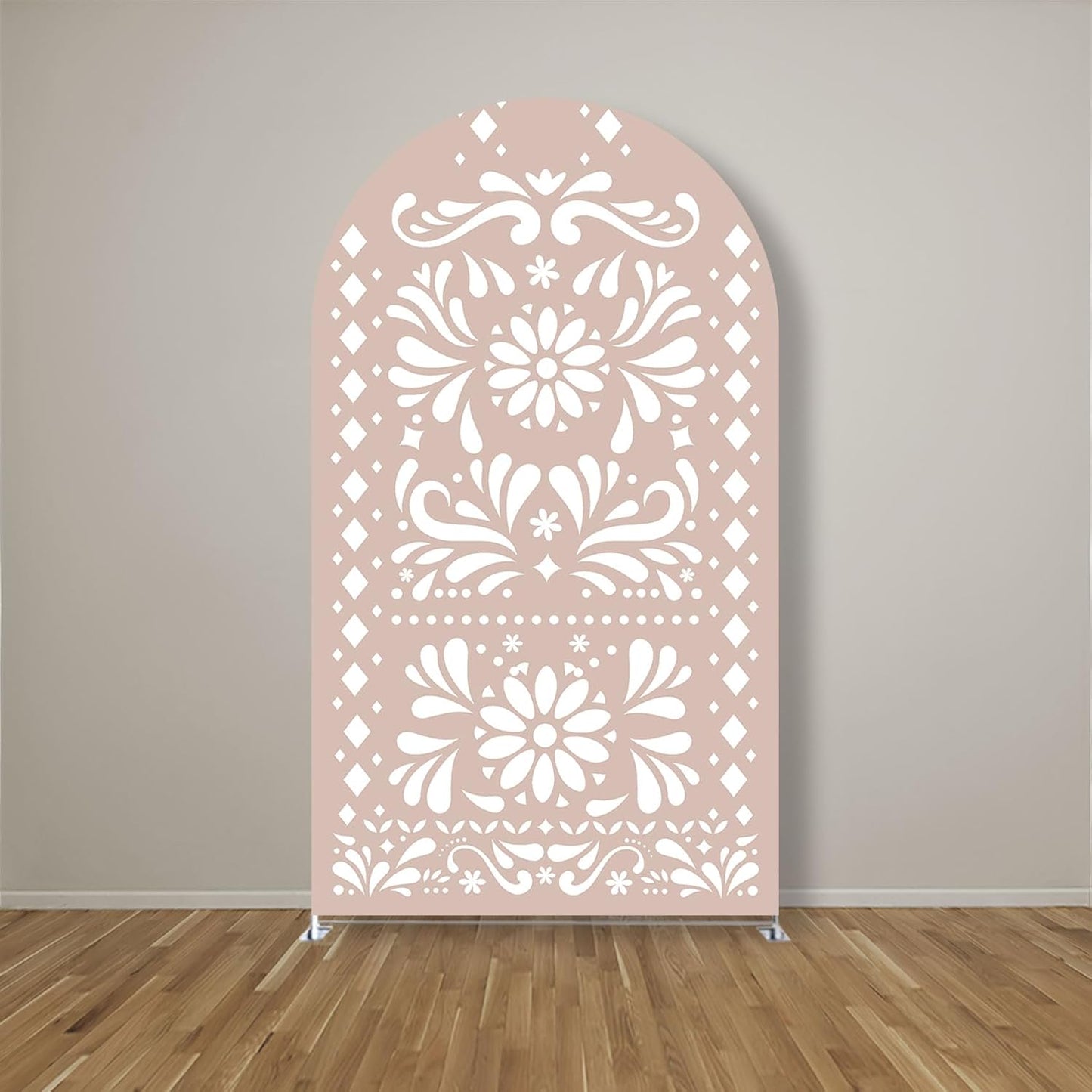 Mexico Theme Arch Stand Covers Fiesta Wedding Party Elastic Fabric Background Birthday Baptismx Baby Shower Decor Props (90x150cm(W35''H60''),G-3738)