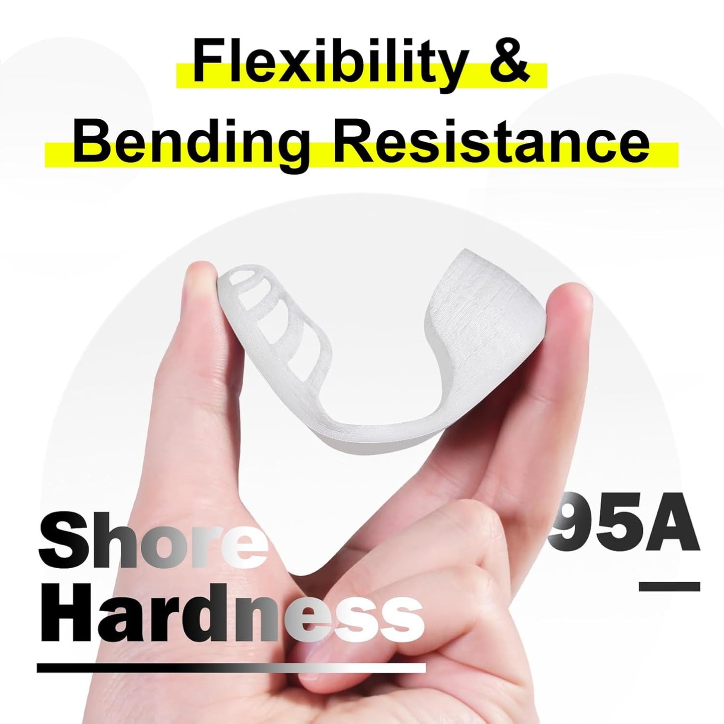 Geeetech TPU Filament 1.75mm, Shore 95A – Flexible 3D Printer Filament with High Elasticity, 1KG (2.2lbs) Spool, Dimensional Accuracy ±0.03mm, Fits Most FDM Printers (Clear Pink)