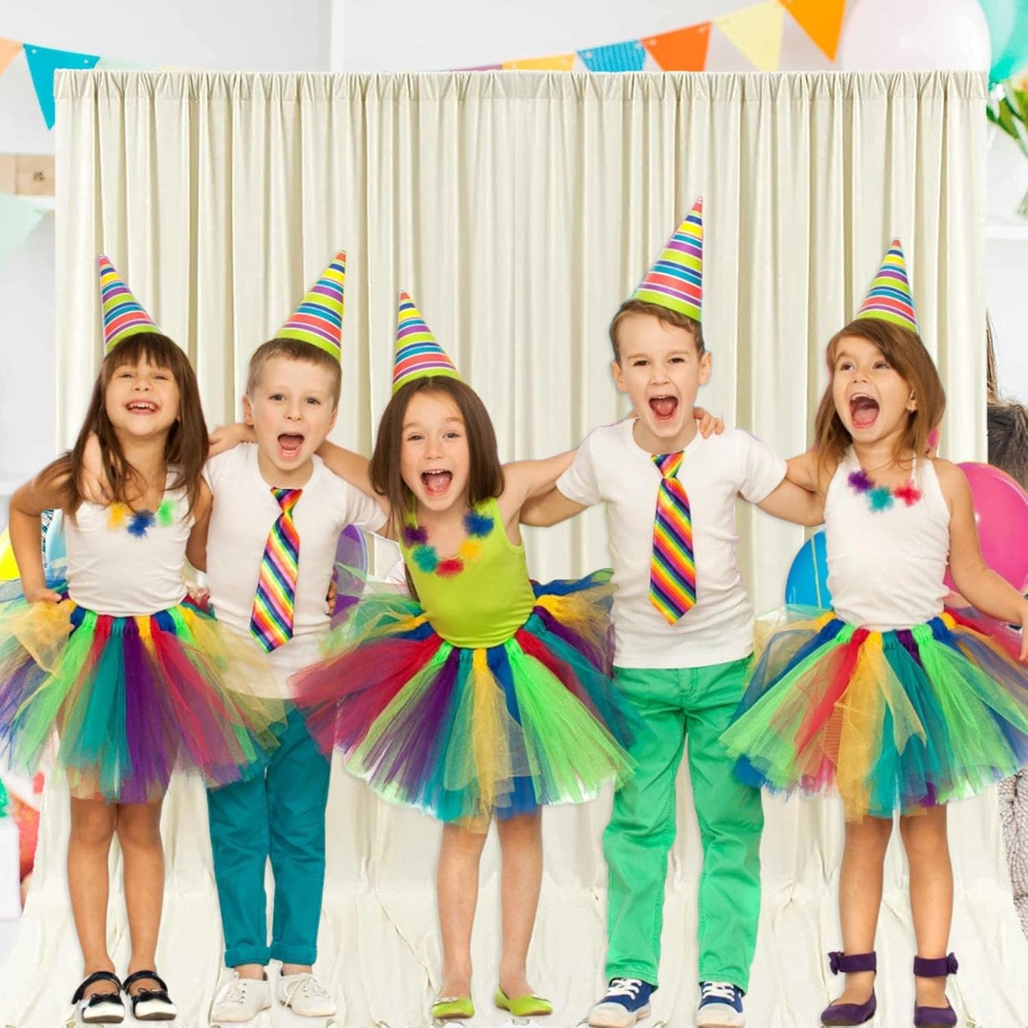 2 Panels Beige Backdrop Curtain, 10 x 7 Feet Background Curtains for Parties, Weddings, Baby Showers, Bachelorette Halloween, Christmas Birthday Party Photoshoot Backdrop Curtains Decorations