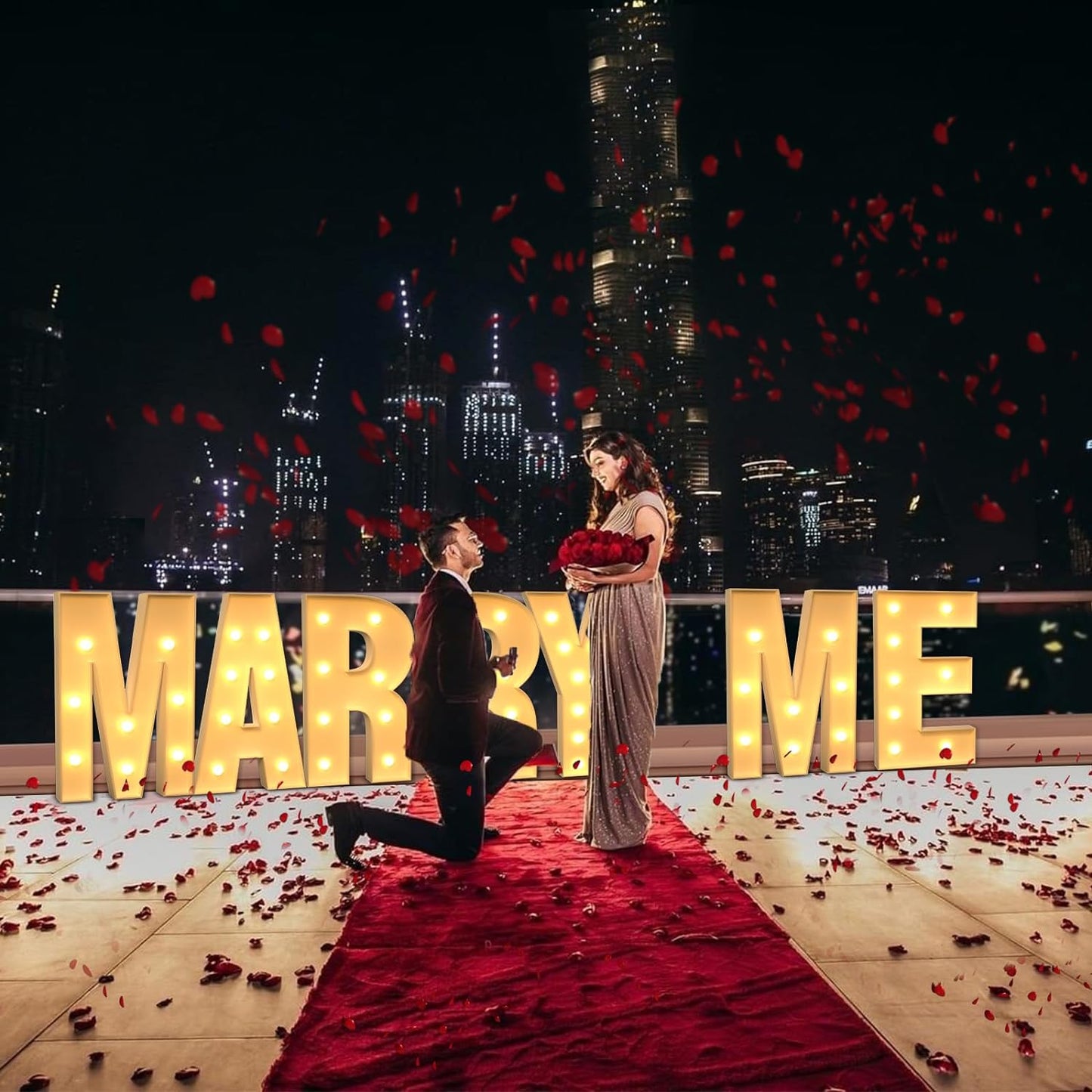 Marquee Letters 4 Feet Tall Large Light Up Letters K Happy Birthday Decorations Marry Me Engagement Party Decor Yellow Light Birthday Decorations Balloon Arch Kit Foam Sign K