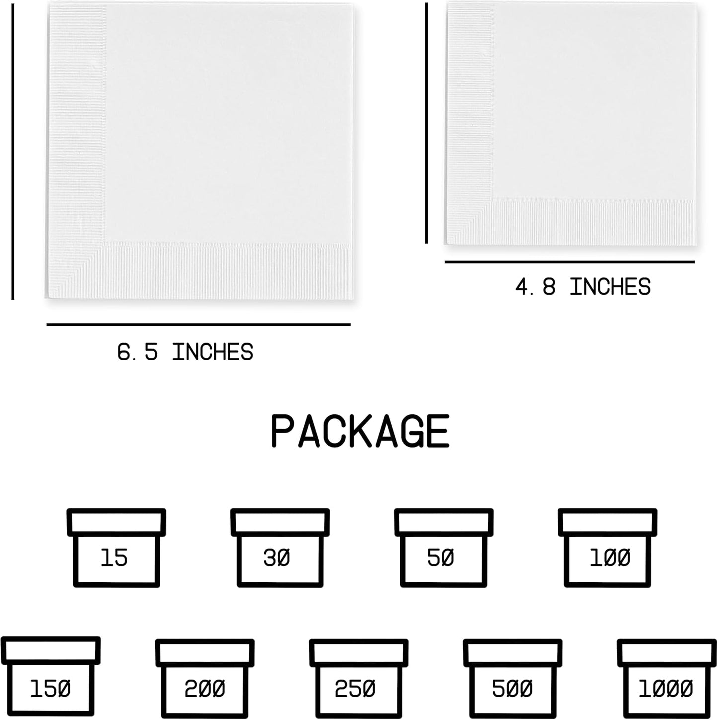 Custom Wedding Cocktail Napkins, Blue Floral Cocktail Napkins, Personalized Paper Napkin for Wedding Reception, Blue and White Flower Paper for Bridal, Engagement Party, Bridal Shower