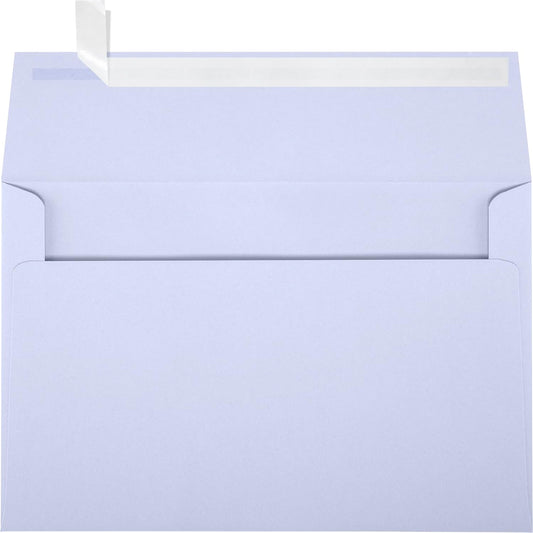 LUXPaper A9 Invitation Envelopes | Peel & Press | 5 3/4" x 8 3/4" | Lilac Purple | 80lb. Text | 50 Qty