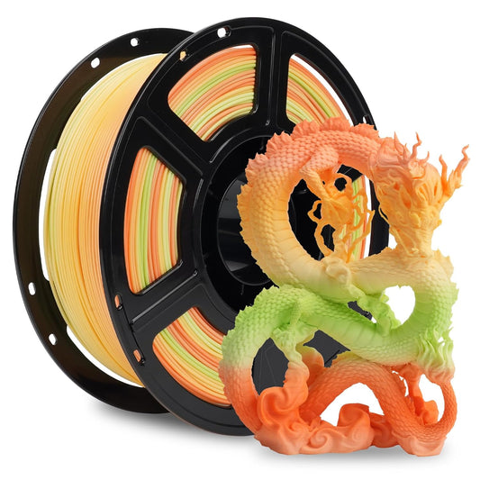 FLASHFORGE Rapid PLA Filament 1.75mm Rainbow Corals, 500mm/s High Speed Printing, 3D Printer Filament 1kg Spool, Dimensional Accuracy +/- 0.02mm, Enjoy Exceptional Print Quality