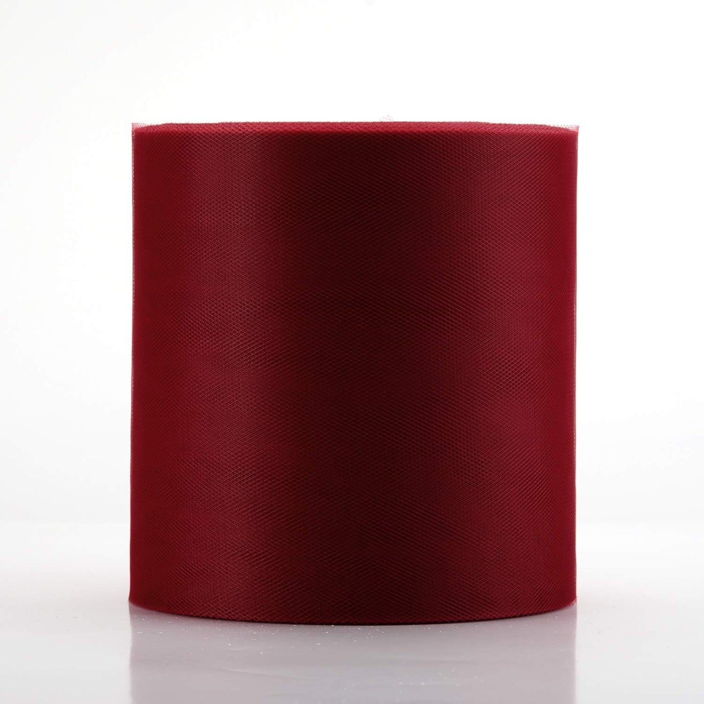 Tulle Fabric Roll, 6” by 200 Yards (600FT) Tulle Organza Fabric Spool for DIY Tutu Skirt Baby Shower Decor Wedding Backdrop Crafts Birthday Party Supplies (Burgundy)