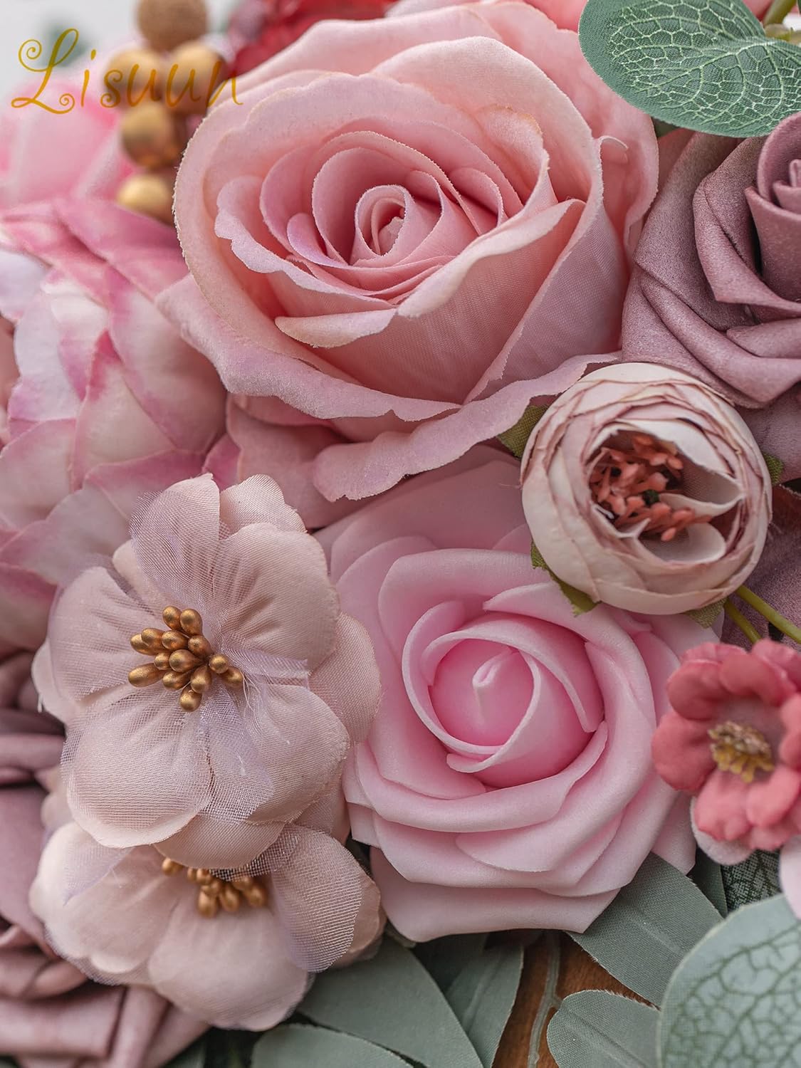 Wedding Arch Flowers, Artificial Flowers for Reception Backdrop and Welcome Ceremony Sign, Large Flower Swag for West Styles Wedding Ceremony Floral Decor - Pack of 2