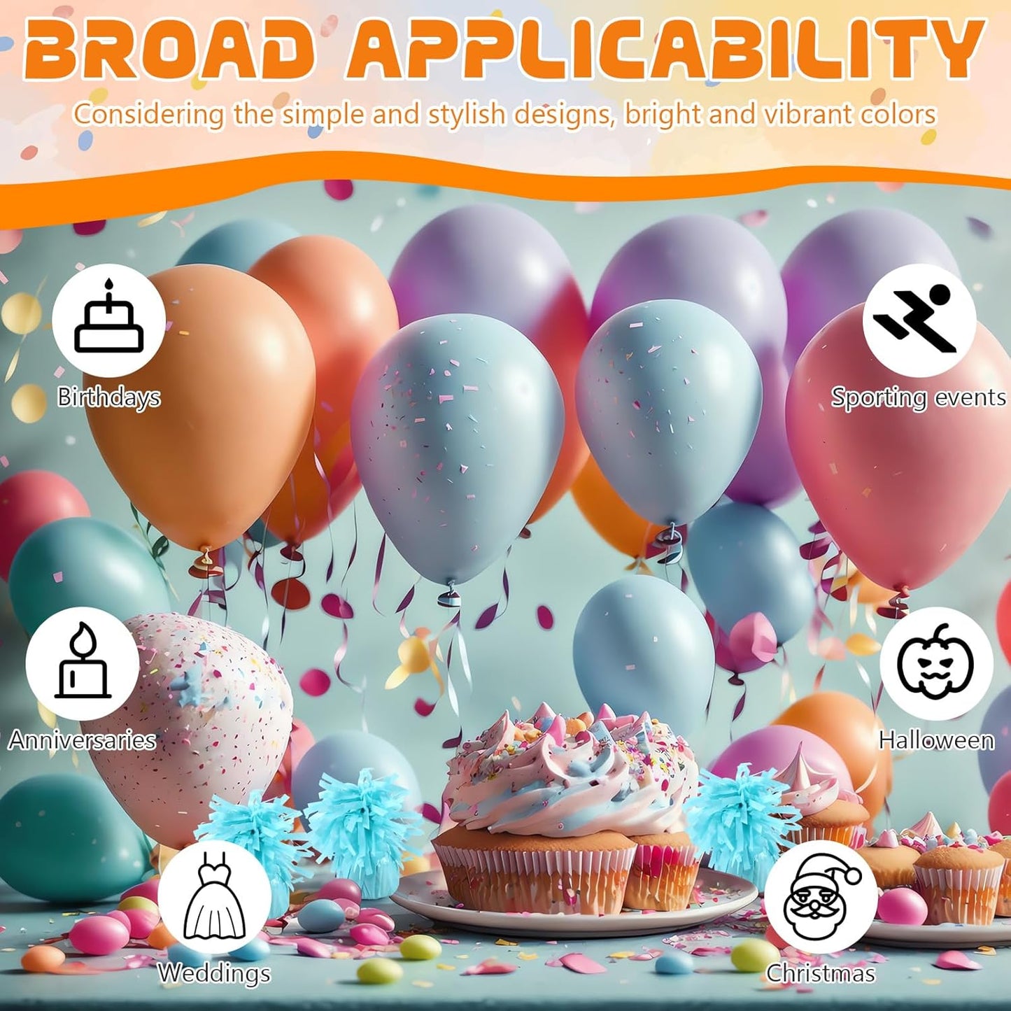 8 Pcs Baby Blue Metallic Balloon Weights Holder Anchors Balloon Holder Weights for Helium Balloons Birthday Graduation Party Christmas Wedding Celebration Decoration (Baby Blue)