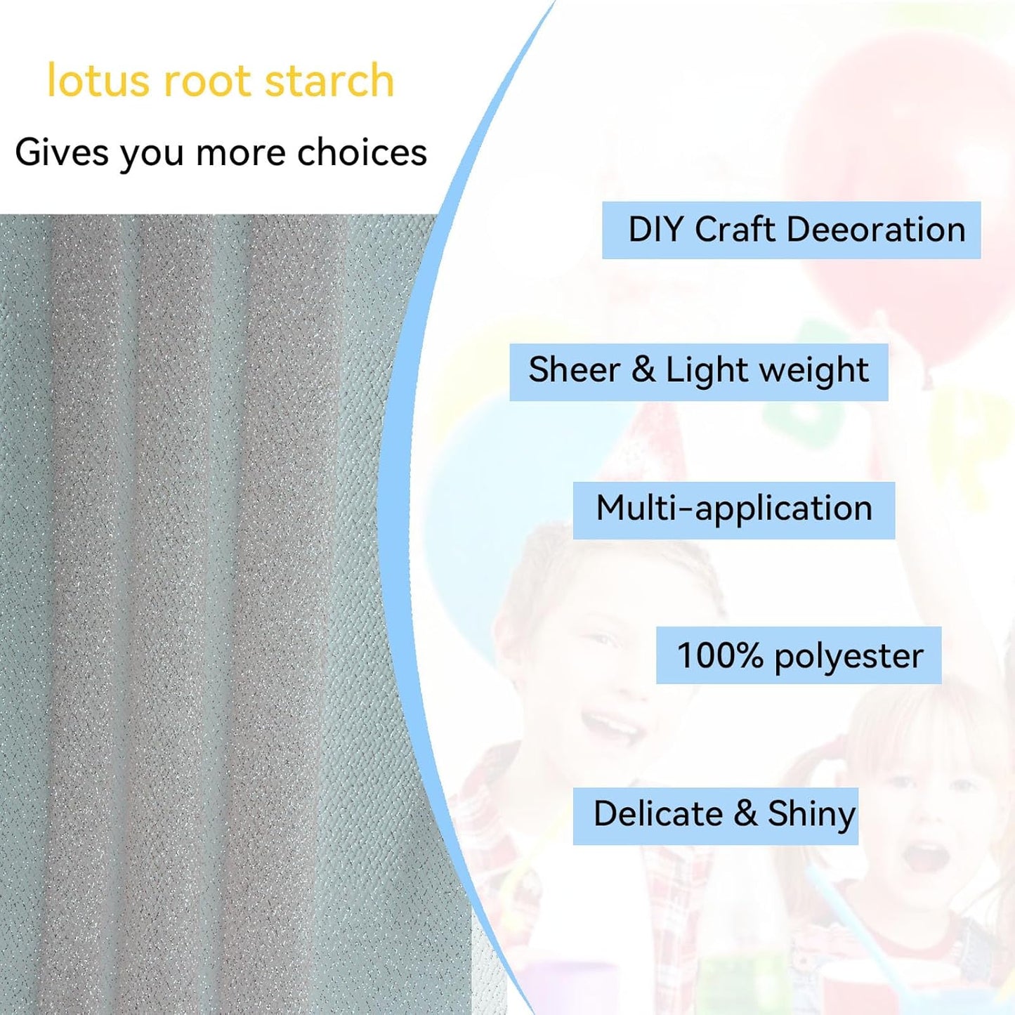 Glitter Tulle Fabric 56 Inch by 5.5 Yards Fabric Tulle Bolt for Wedding Christmas Decorations DIY White Tutu Baby Shower Table Skirt Ceiling Decor Birthday Party Craft Supplies-Dusty Rose Pink