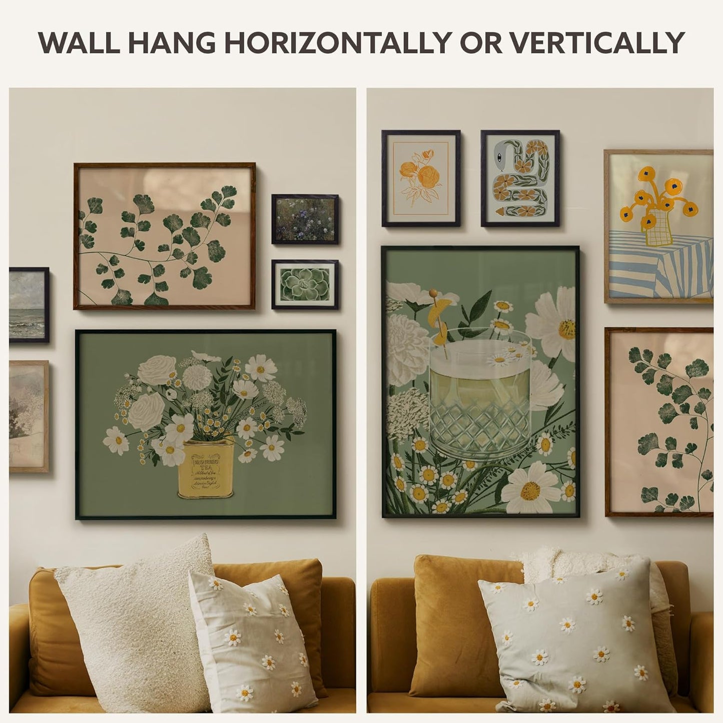 Opposite Wall - 50x70 cm - Black Oak Wood Picture Frame - Lightweight, Versatile & Shatterproof - Wall Hanging Photo or Poster Frame - 19 3/4 x 27 1/2 in - 2 Pack