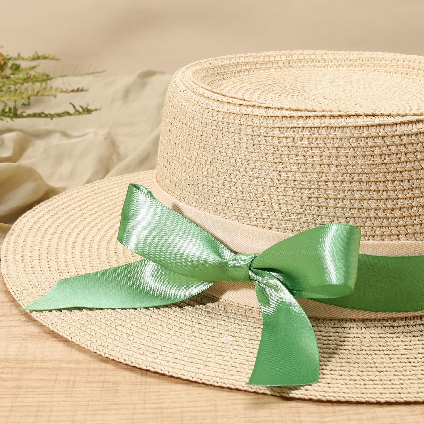 LaRibbons Sage Green Ribbon 1 1/2 Inch 25 Yards Luxury Double Faced Green Silk Ribbon for Flower Bouquet Crafts Gift Wrapping Wedding Party Decoration