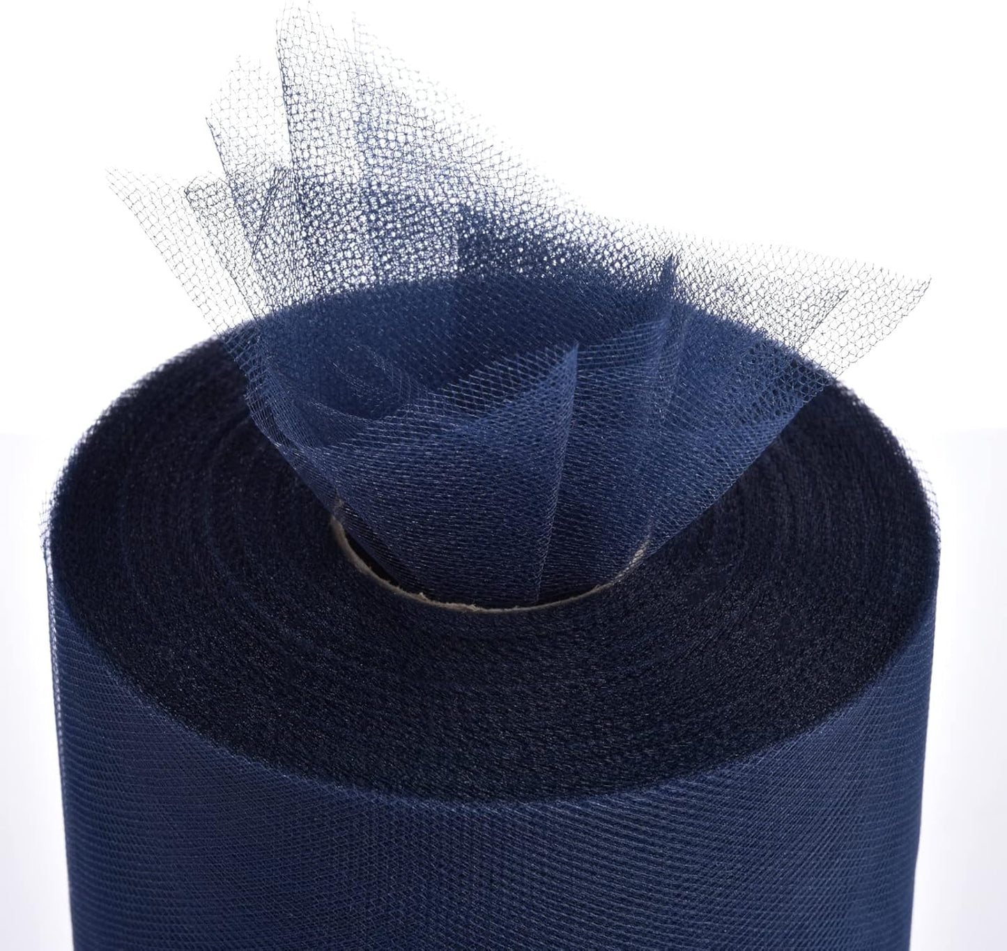 Tulle Rolls 6” by 100 Yards (300 feet) Tulle Roll Spool Fabric for DIY Tutu Skirts Wedding Baby Shower Crafts Decorations Party Supplies(Navy Blue)