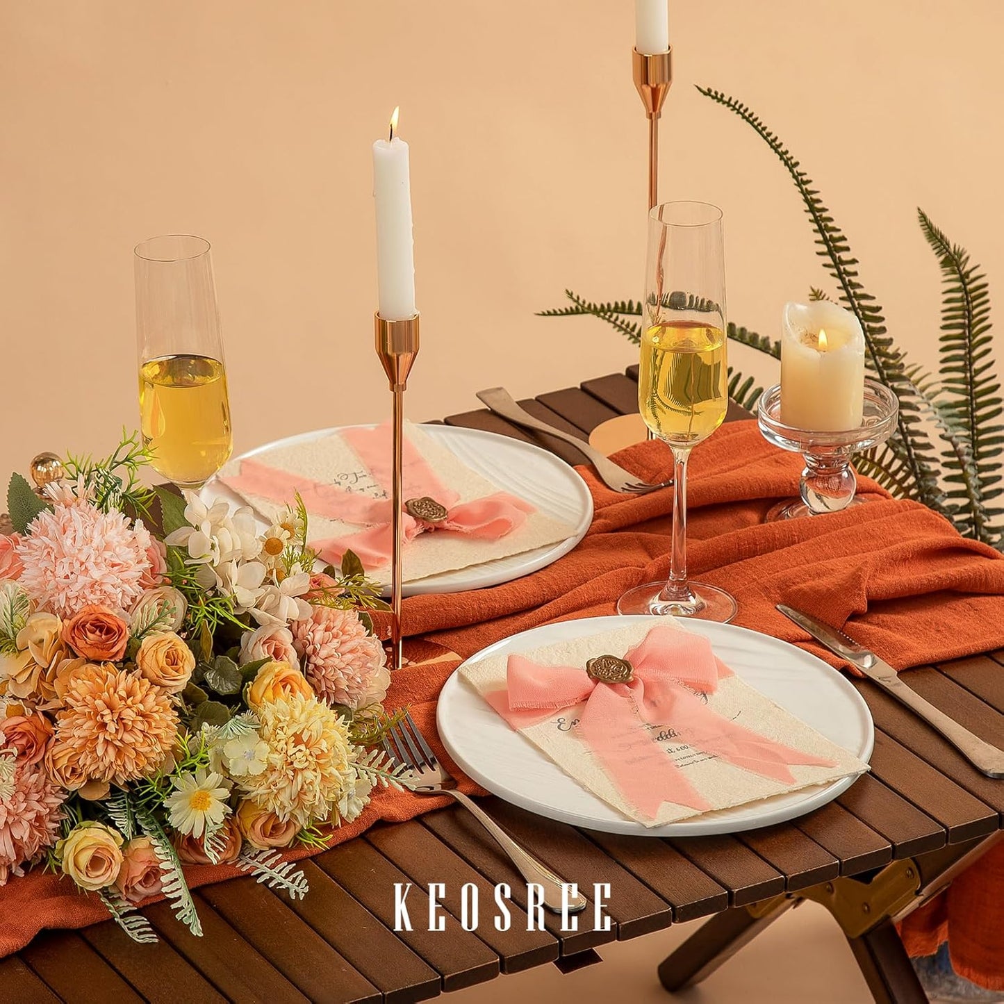 3 Rolls Blush Pink Handmade Chiffon Ribbon,1.5" x 21Yd Frayed Fringe Silk Ribbons (3 Rolls *7Yd) for Gifts Wrapping, Wedding Invitations, Bridal Bouquets, Decorations