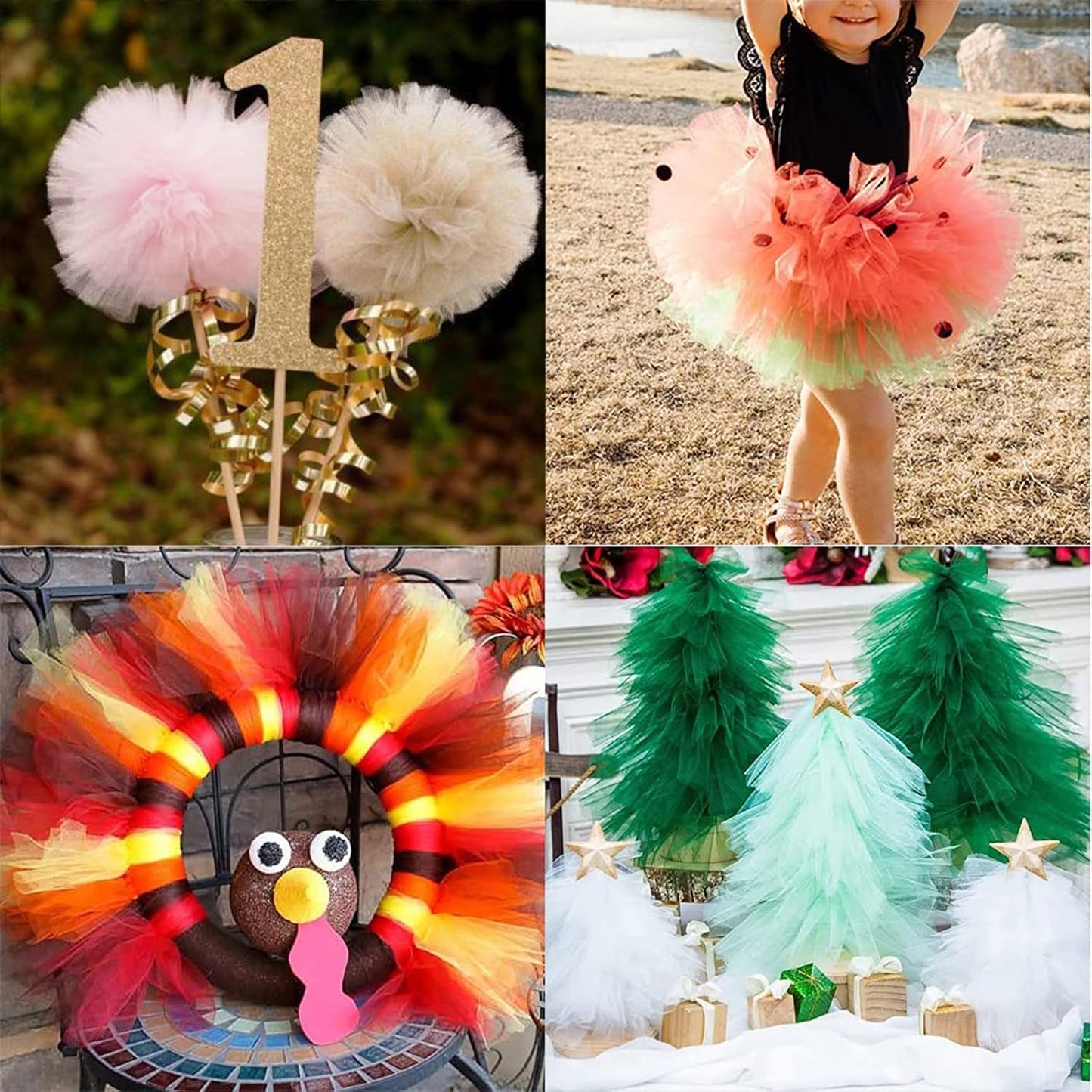 Purple Tulle Fabric Roll 6 Inch X 300 FT (100 Yards) Matte Tulle Ribbon Netting Mesh Spool for DIY Tutu Skirt Wedding Bow Gift Wrapping Baby Shower Christmas Party Halloween Decorations