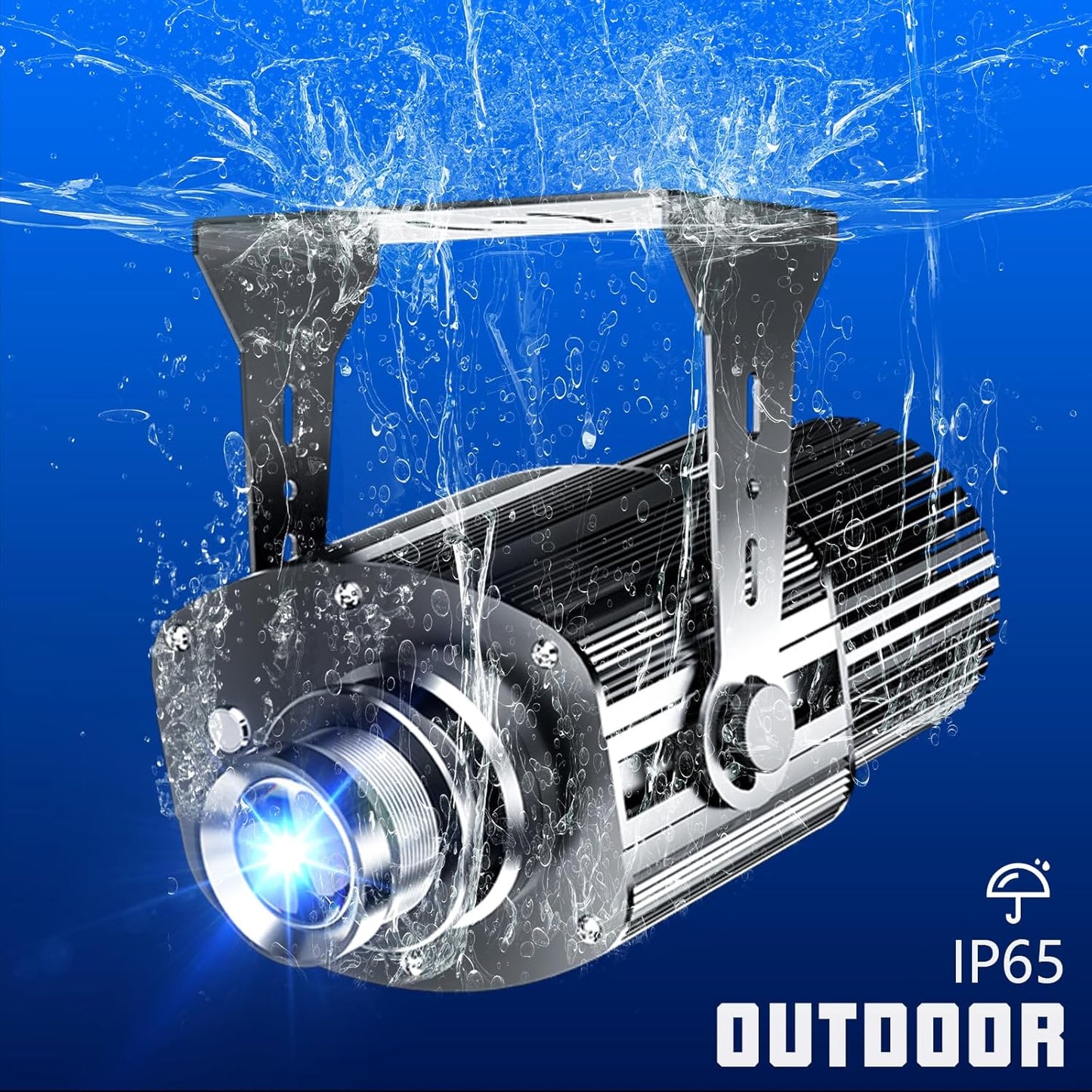 Custom 𝐥𝐨𝐠𝐨 𝐩𝐫𝐨𝐣𝐞𝐜𝐭𝐨𝐫 GOBO for Store Business Outdoor and Indoor Image led Lights 𝐢𝐩𝟔𝟕 Waterproof with Remote Control 150watt