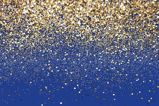 SJOLOON Blue Glitter Backdrop Royal Photo Backdrop for Birthday Party Decoration Graduation Studio Props 12558 (15x10FT)