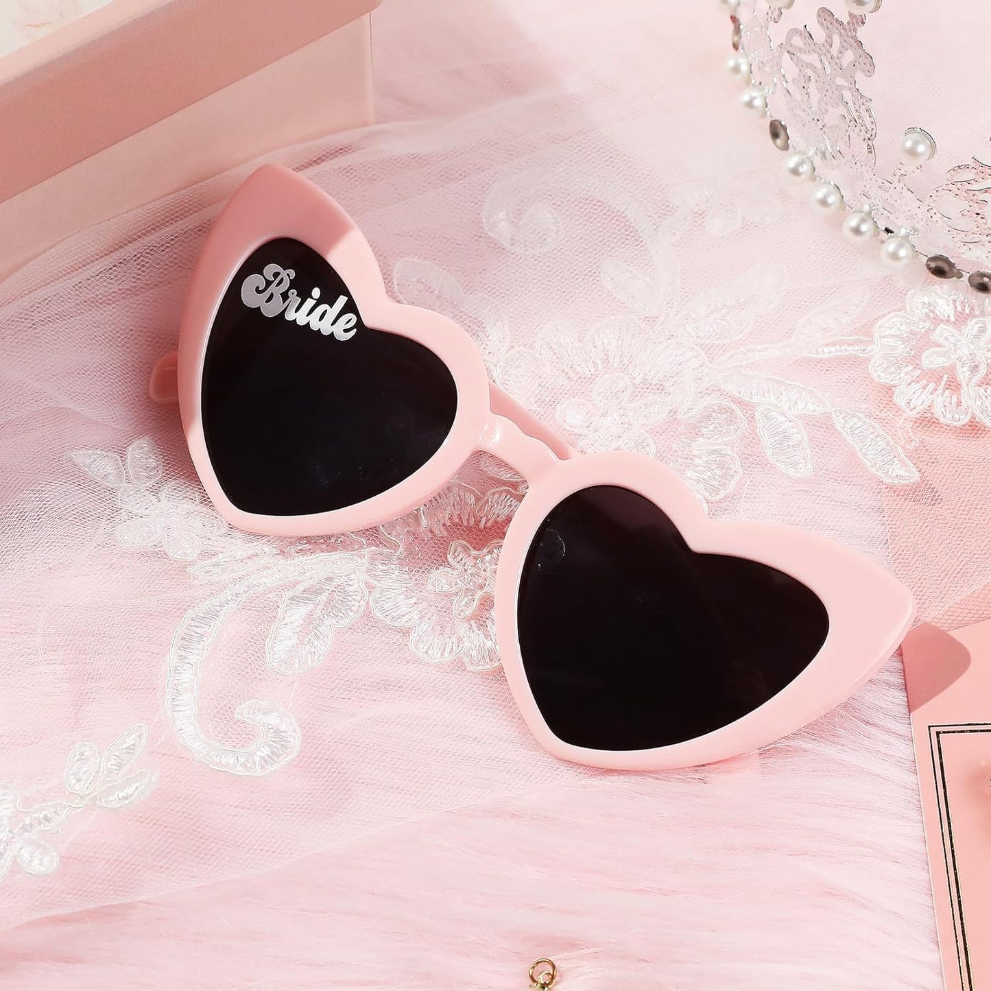 YOGFIT Heart Sunglasses for Women Fashion Classic Love Eye Protection Sunglasses Vintage Cute Heart Sunglasses