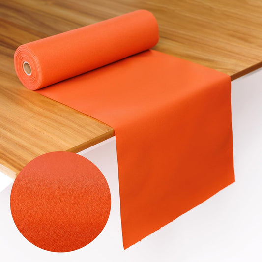 American Homestead Paper Table Runner Roll - 78 ft. Disposable Linen-Like Table Cover Roll - 20 Perforated Table Runners (16" x 48") for Parties, Weddings, and Events - Terracotta