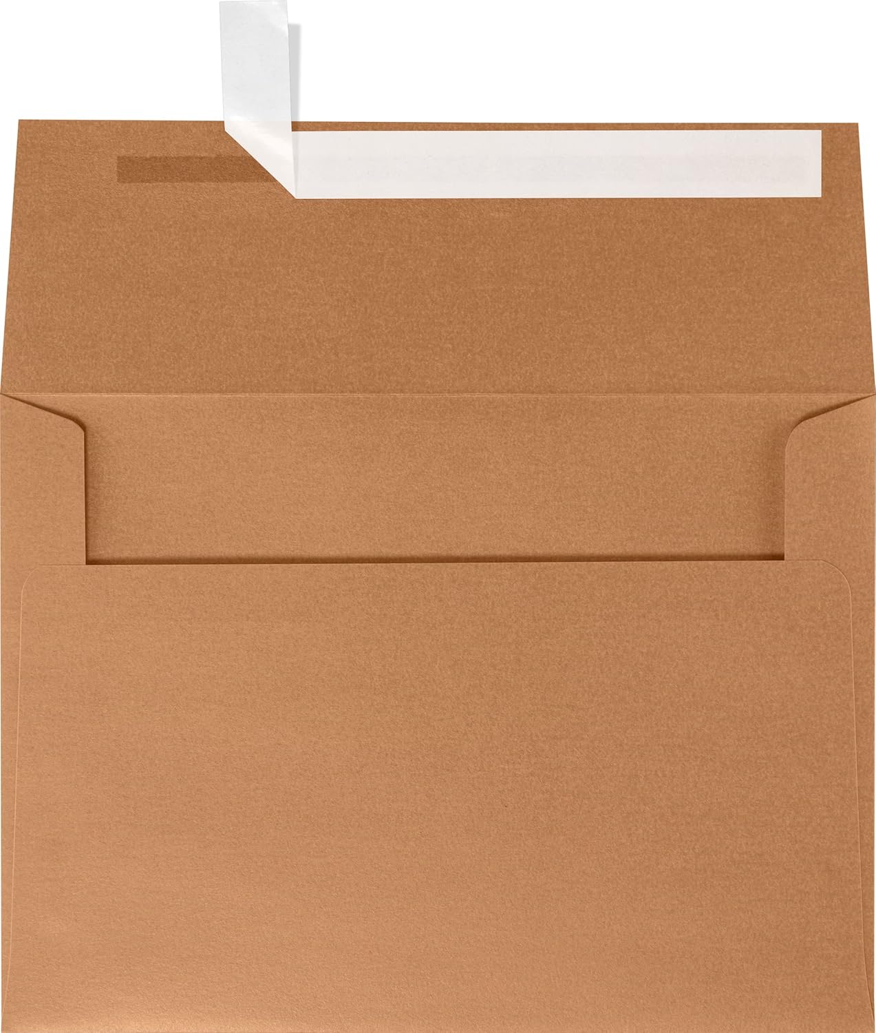 LUXPaper A7 Invitation Envelopes | Peel & Press | 5 1/4" x 7 1/4" | Copper Metallic | 80lb. Text | 500 Qty