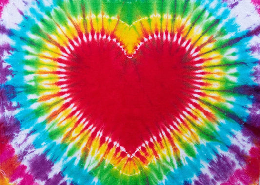 Hippie Backdrop 10x7ft 60s 70s Backgrounds Tie Dye Theme Party Decorations Hippie Supplies Photo Booth Props