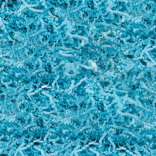 8.5oz Crinkle Paper Filler, Gift Baskets Gift Boxes Crafts Shredded Cut Paper Packaging Decorative Stuffing & Cushioning Confetti for Easter Birthday Wedding Party Favor Blue