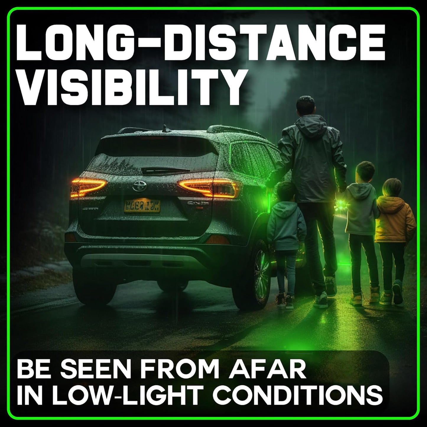 PartySticks Green Glow Sticks Emergency Chem Lights (6", 25 Pack) Military Grade 12 Hour Bulk Tactical Light Sticks for Survival Gear, Camping, Power Outages