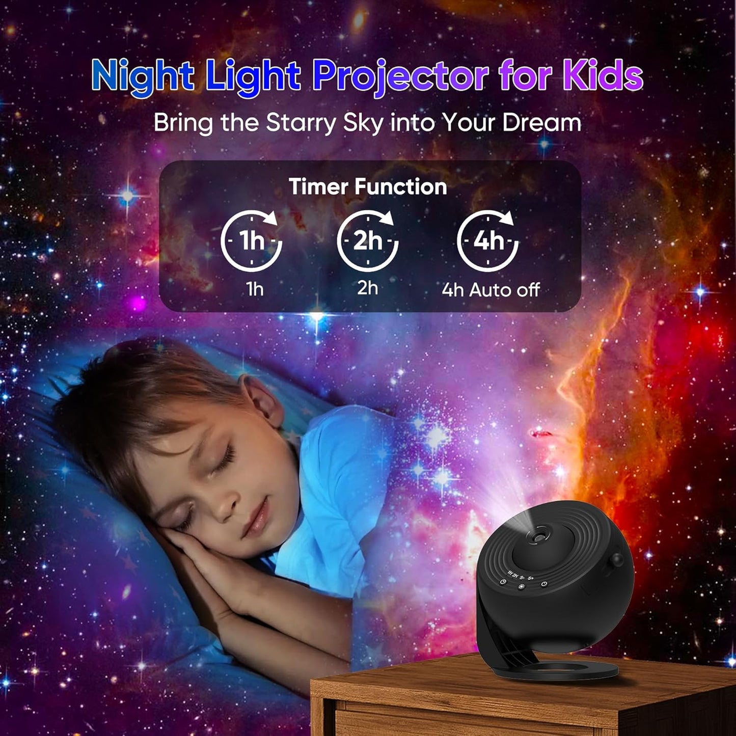 Galaxy Projector for Bedroom,13 in 1 Star Projector with Timer and 3 Button Control 360° Rotating Planetarium Ceiling Night Light Projector for Kids,Adult,Gifts,Ceiling,Bedroom Room Decor
