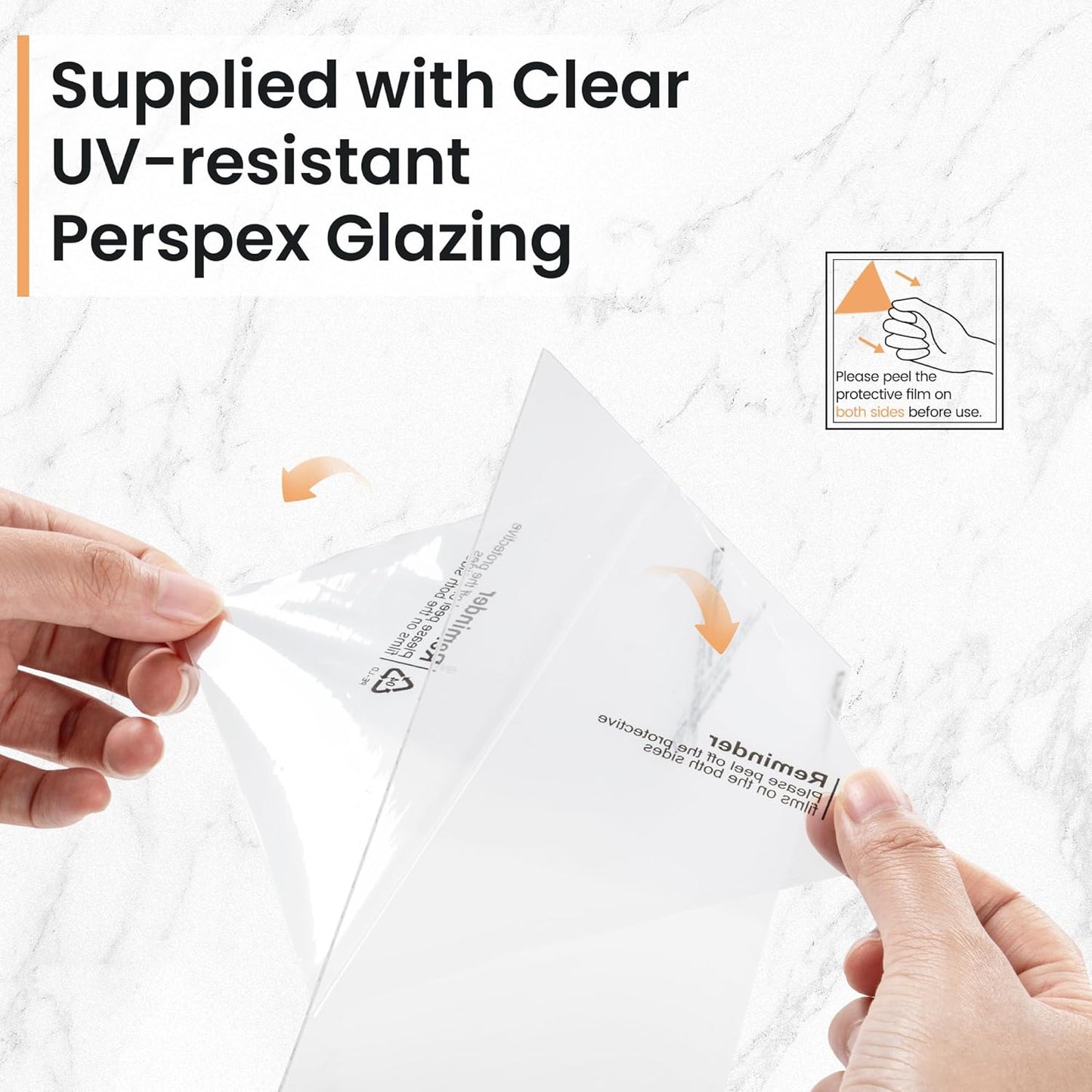 5x7 inch Picture Frame, 5x7 Photo Frames with 4x6 Removable Mat - High Definition Plexiglass - Vertical and Horizontal Display - Wall Hanging Frame - White, 3 Pack