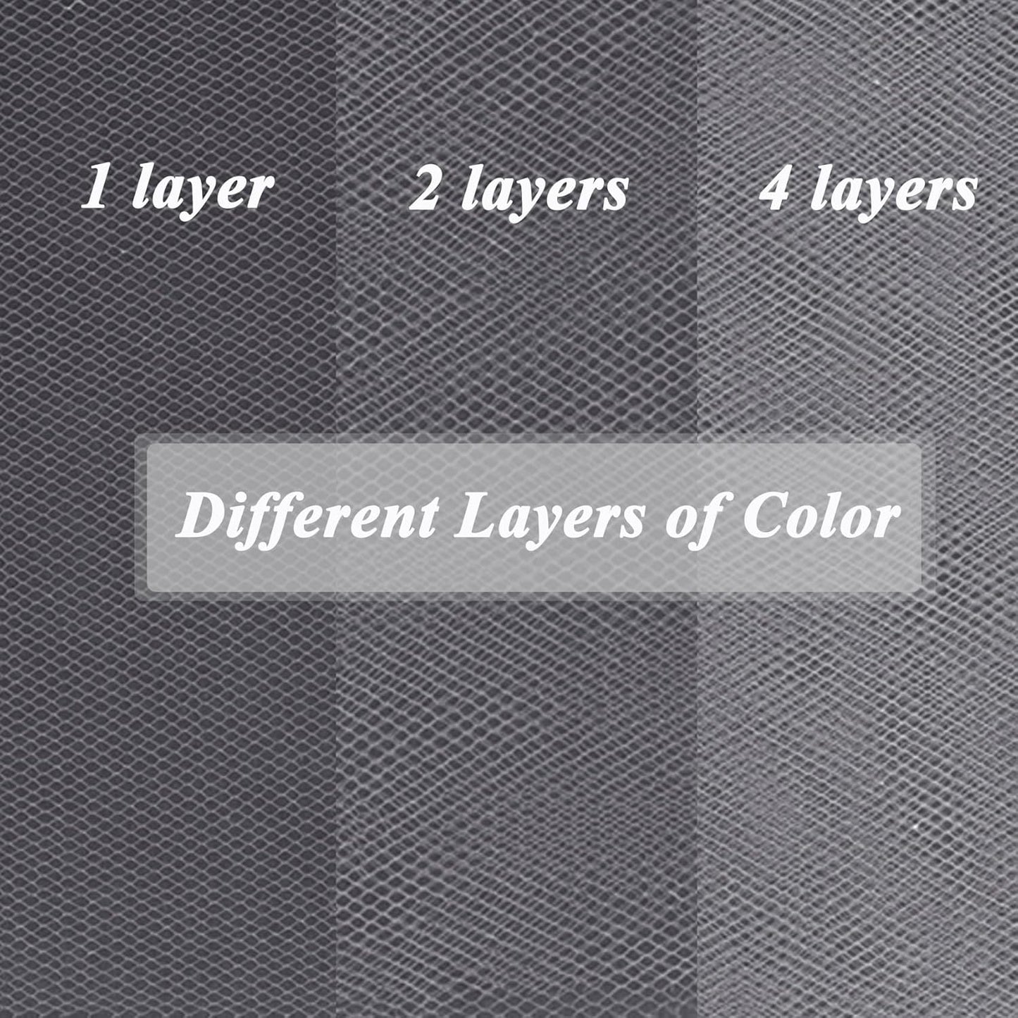 Gray Tulle Fabric Roll 6”by 100 Yards (300 ft) Soft Tulle Spool for DIY Crafting Favor Supplies, Tutus, Wedding, Party Decorations, Gift Wrapping