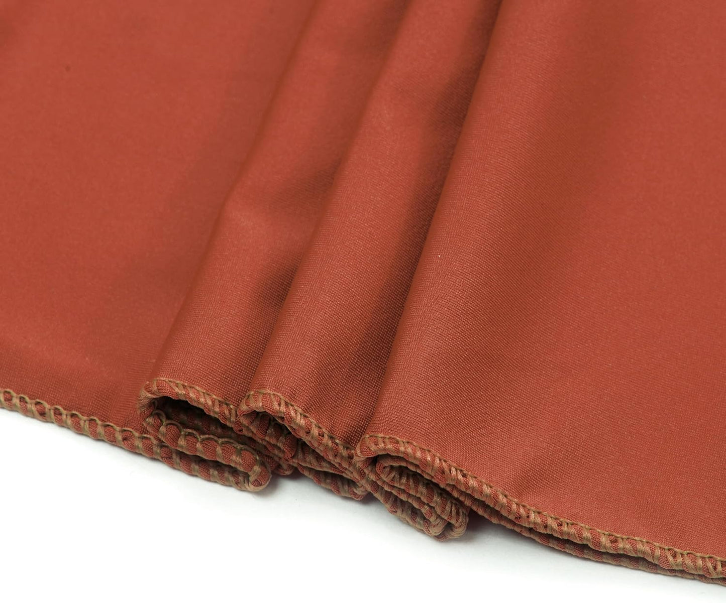 MDS Pack of 200 Spandex Chair Sashes Bows Elastic Stretch Dining Chair Bands Ties Without Slider Buckle Universal fits for Wedding Baby Shower Birthday Party Banquet Event Decoration - Terracotta