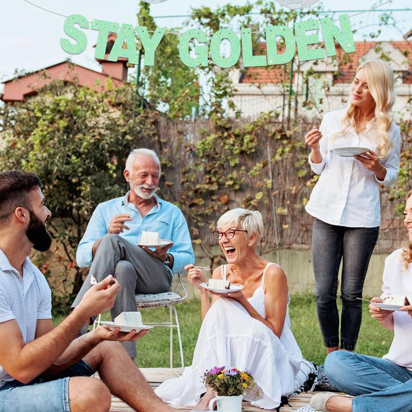 BEISHIDA 116 PCS Glitter Light Green DIY Letter Banner Kit Make Your Own Banner，Including 111 Letters and Numbers 3 Rope and 7 Threading Device,Customized for Birthday Graduation Wedding Party Decor