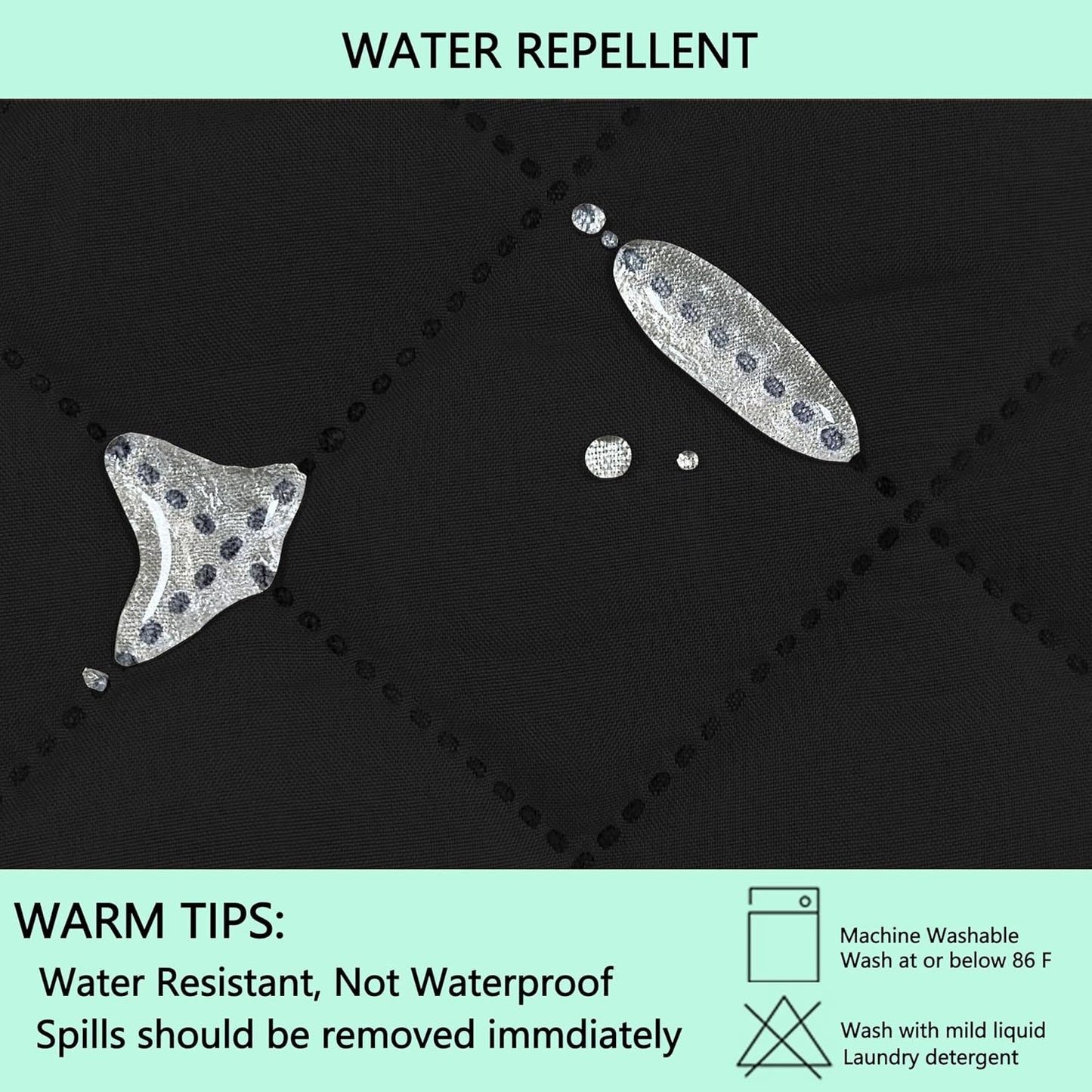 Recliner Chair Covers Reversible Sofa Cover Couch Cover for Pets Lazy Boy Furniture Protector(23''Chair,Black/Grey)