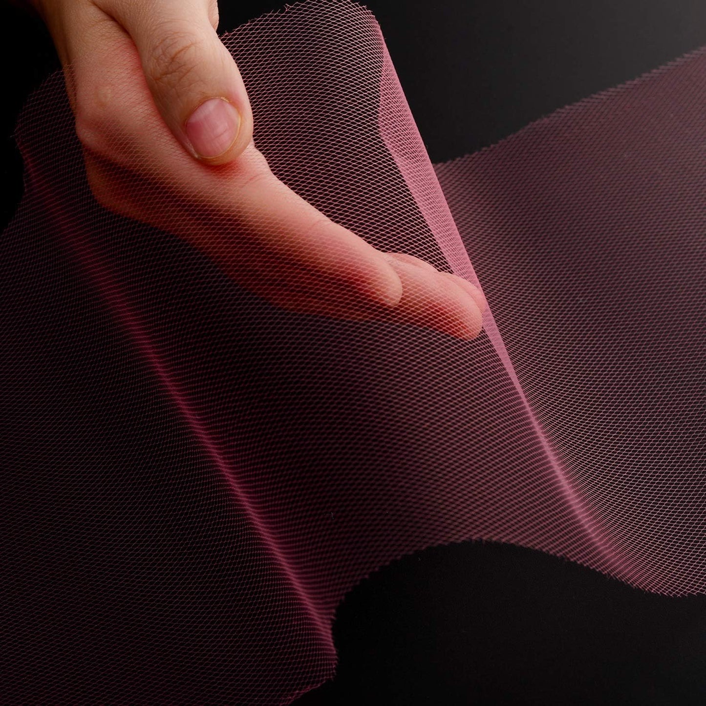 Tulle Fabric Roll, 6” by 200 Yards (600FT) Tulle Organza Fabric Spool for DIY Tutu Skirt Baby Shower Decor Wedding Backdrop Crafts Birthday Party Supplies (Pink)