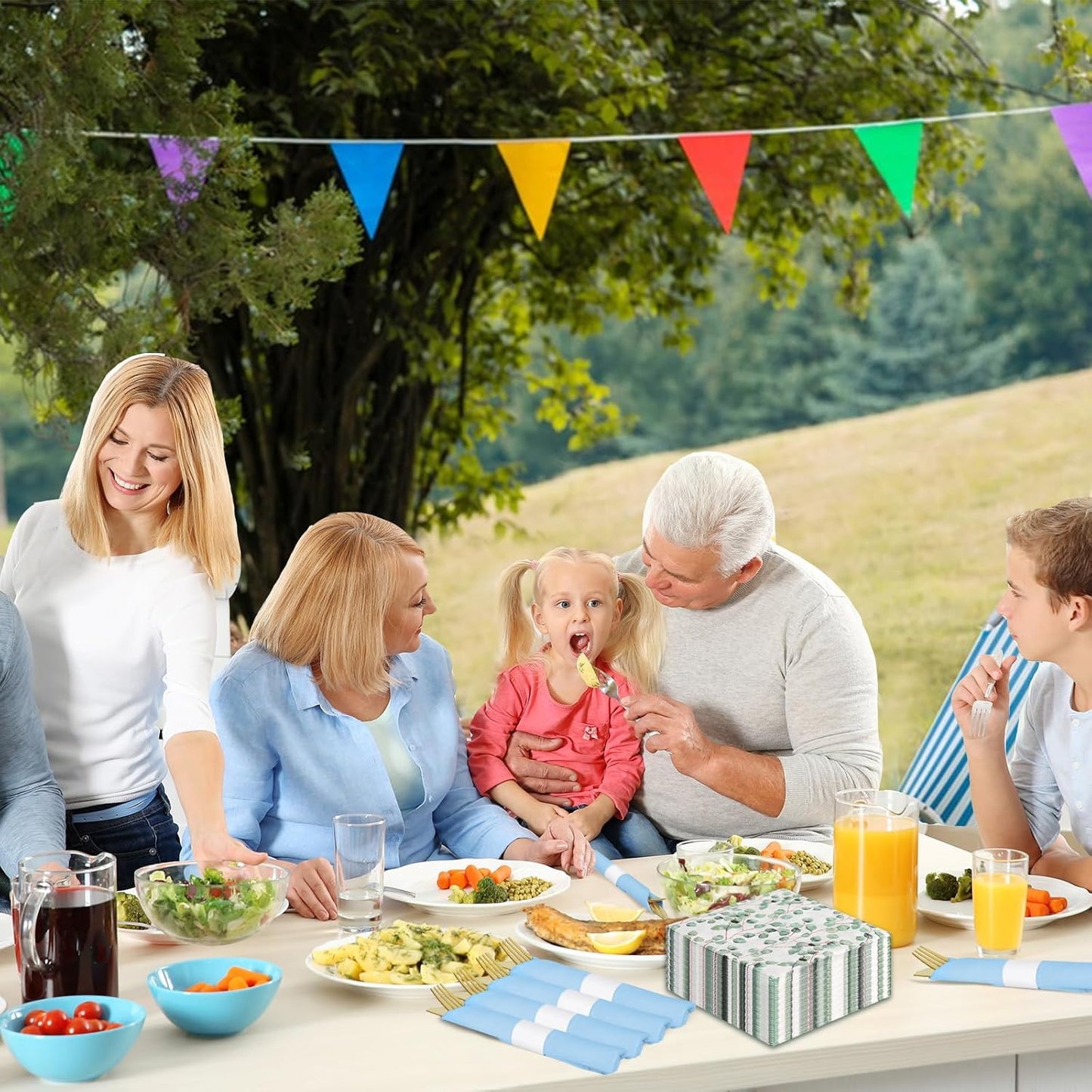 Germiwipe Napkin Bands,Paper Napkin Rings Self Adhesive,Silverware Wraps Bands (White-500 pcs)