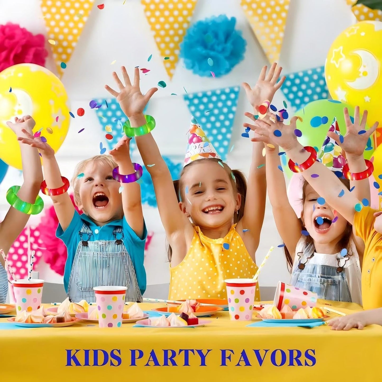 Green 24 Pack Light Up Party Favors Supplies,Bulk Glow Sticks Bracelet,Necklace Accessories for Kids,Birthday Return Gifts Treats,Easter Basket Goodie Bag Stuffer Fillers for Boys Girls